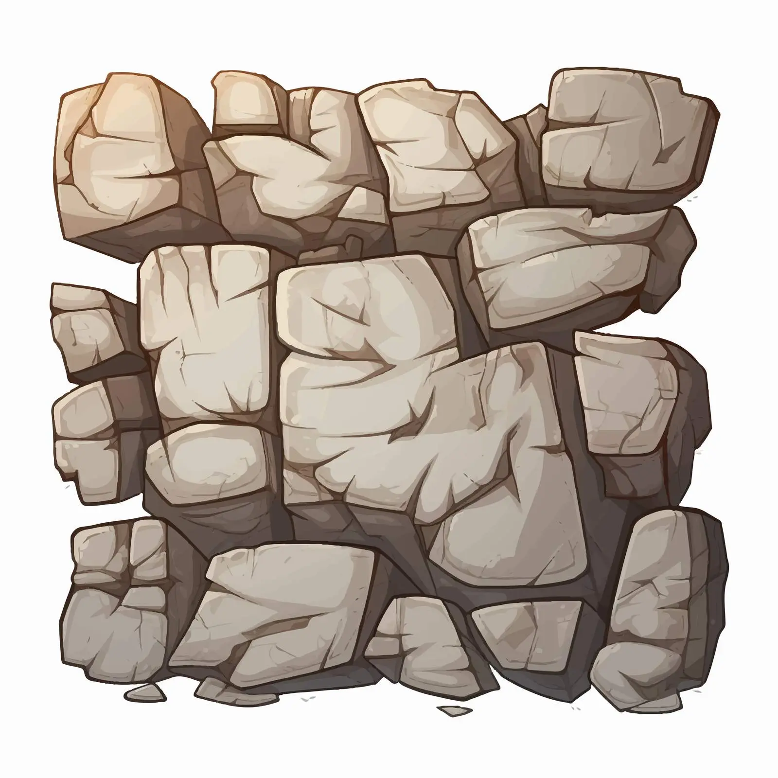 Irregular Rock Stone Texture Vector Illustration – free colorful texture image from Dotvec