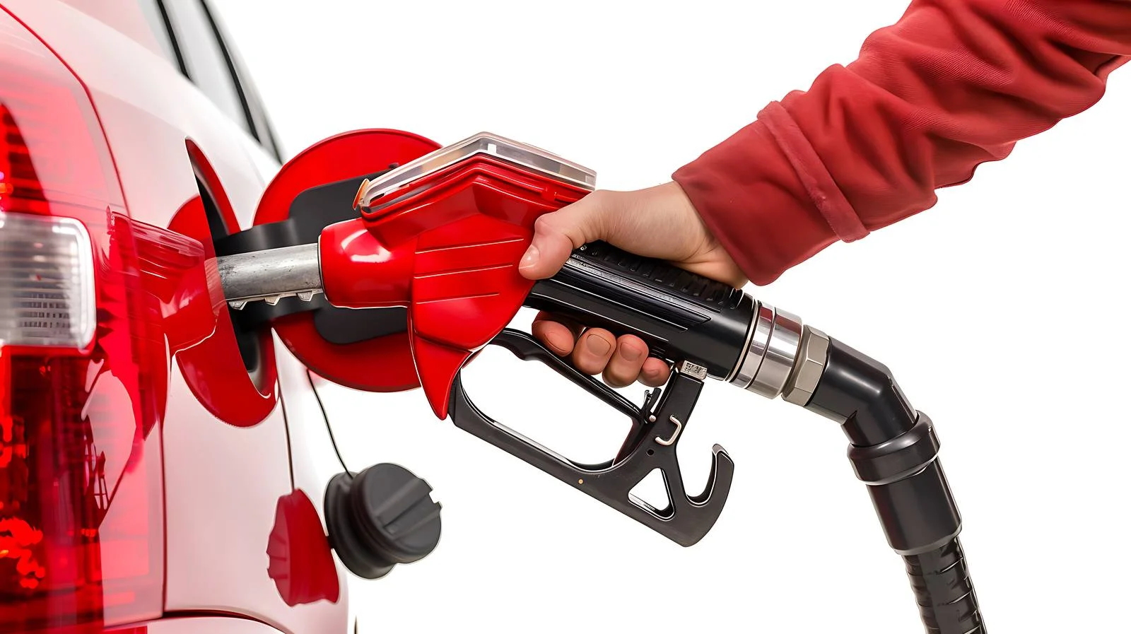 Young Man Pumping Gasoline at Station — free download from Dotvec