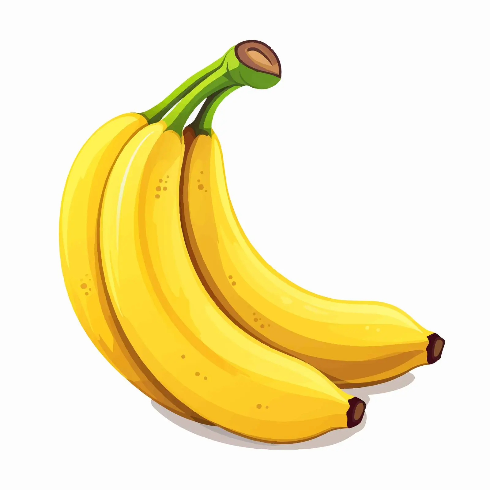 Isolated Cartoon Banana Vector Illustration — free download from Dotvec