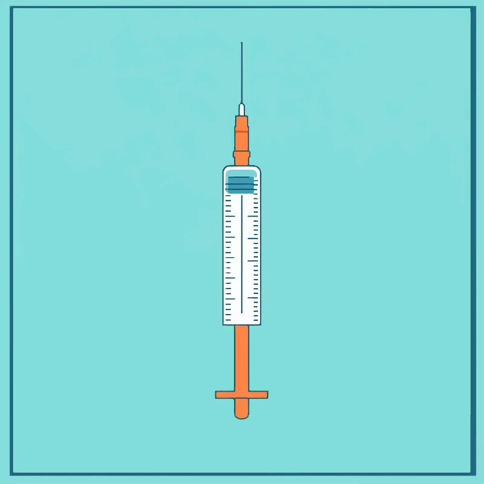 Isolated Flat Vector Medicine Syringe Illustration — free download from Dotvec