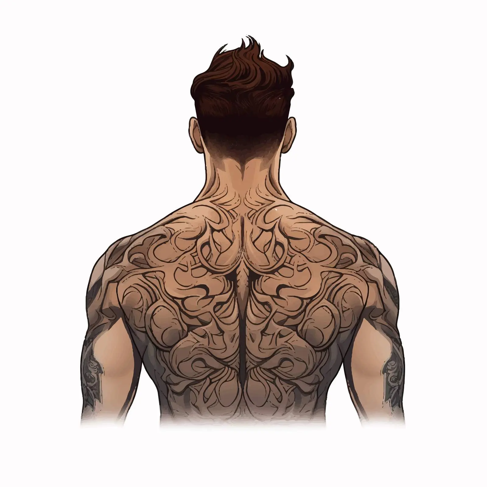 Top View Isolated Vector on White Background — free download from Dotvec