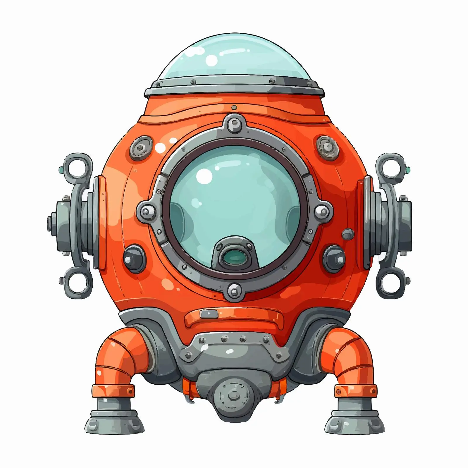 Top View Isolated Vector on White Background — free download from Dotvec