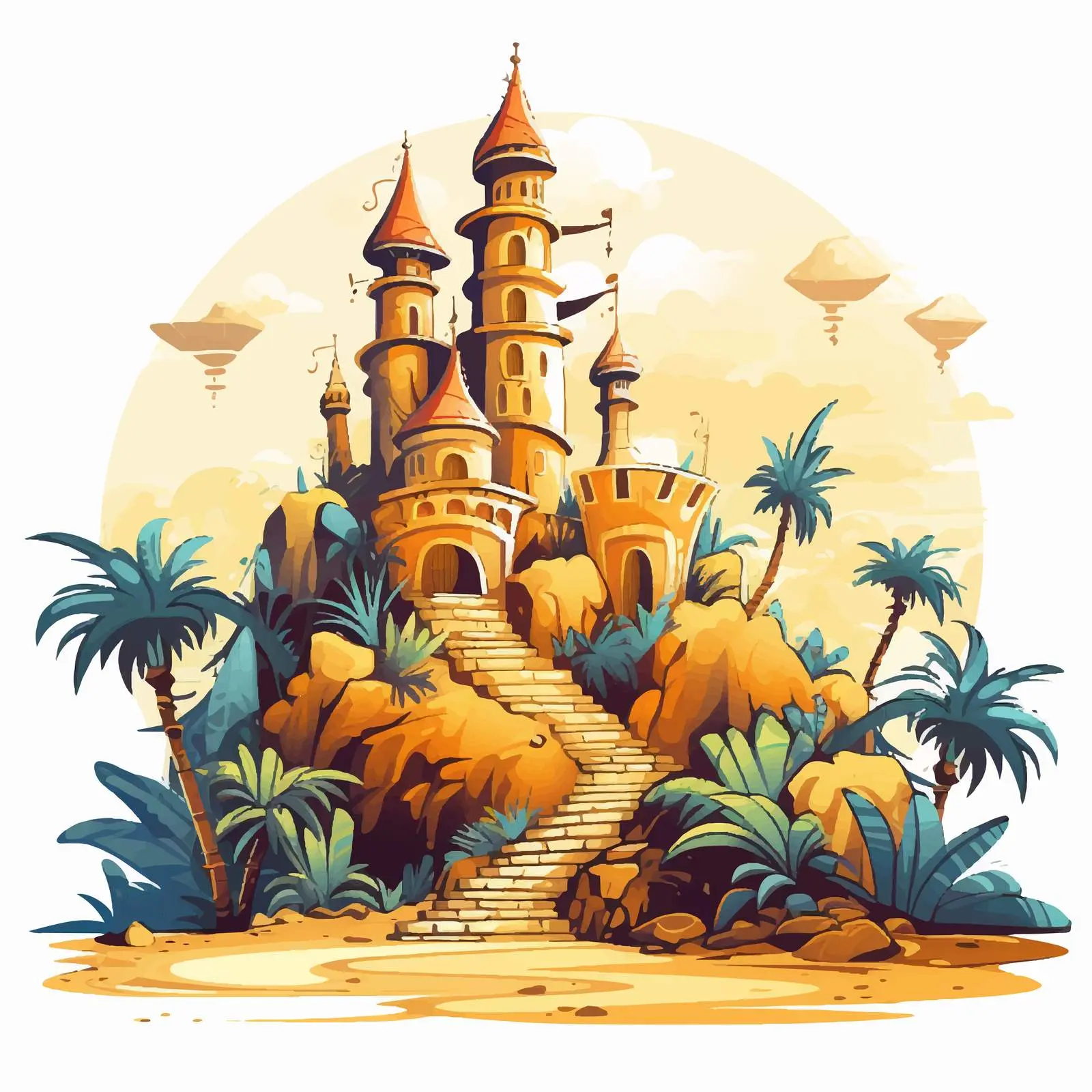 Cartoon Vector Illustration Isolated on White Background — free download from Dotvec