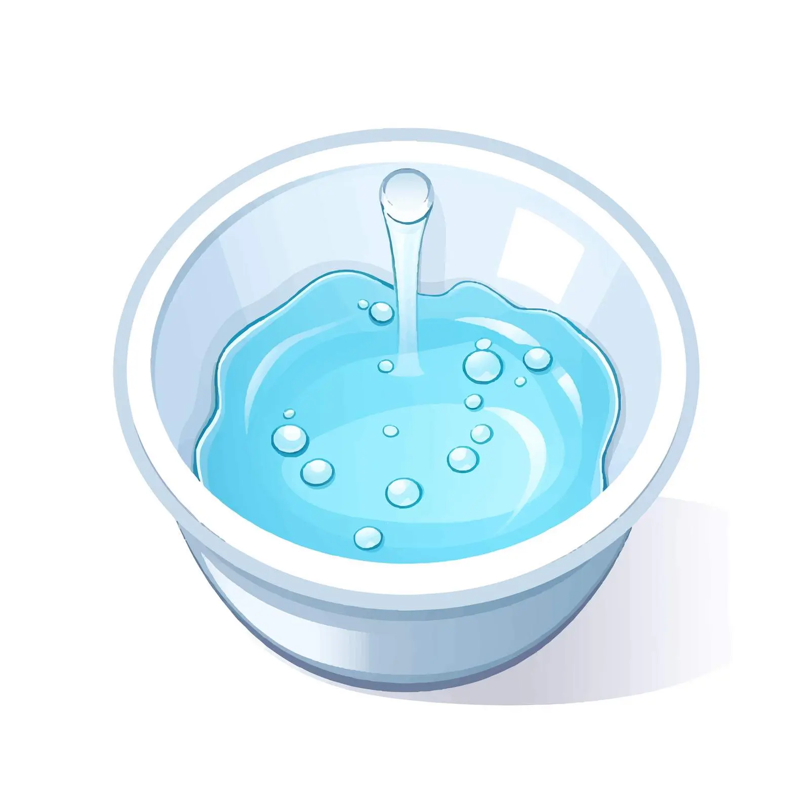 Top View Bathing Cup on White Background — free download from Dotvec