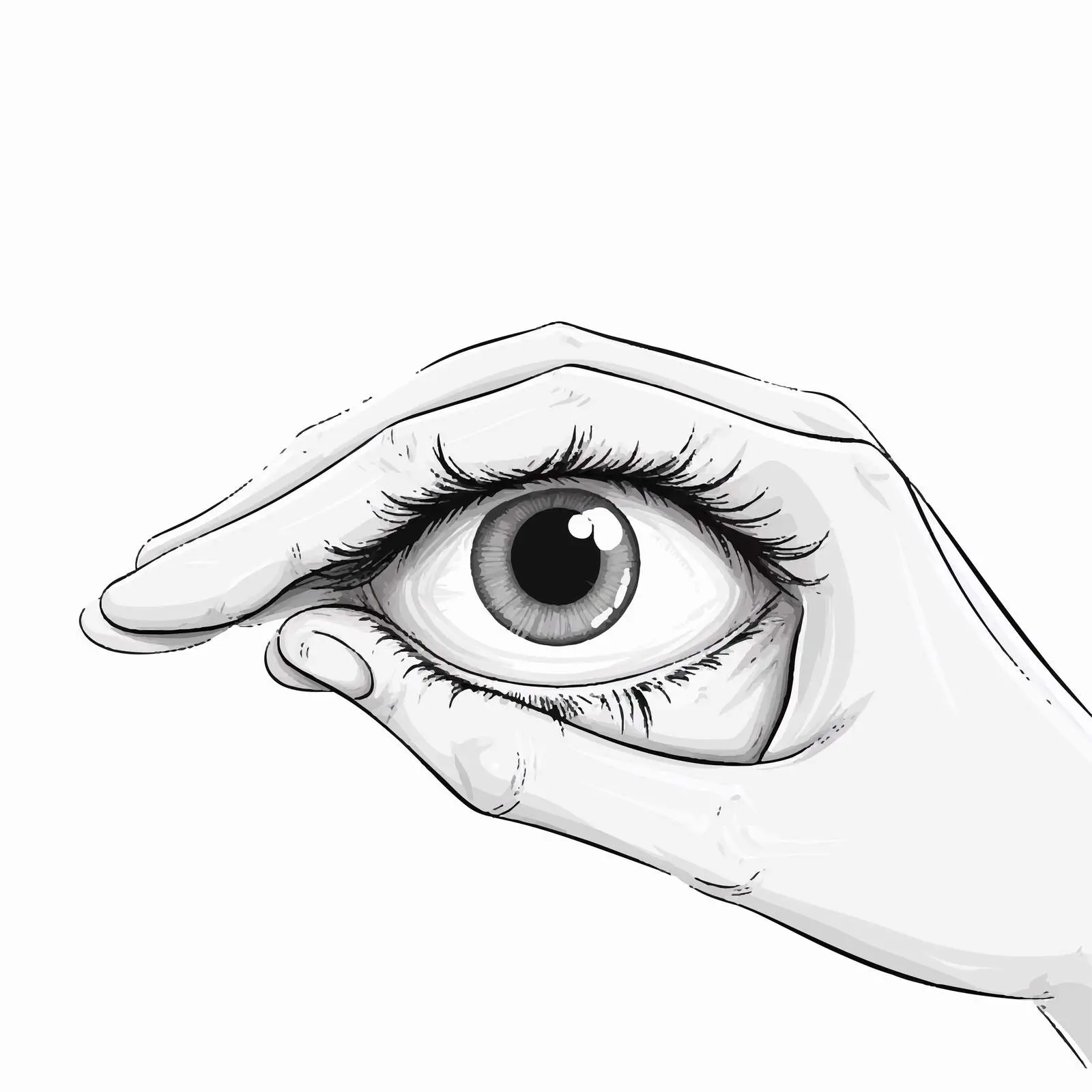 Hand Drawn Top View Isolated on White Background — free download from Dotvec