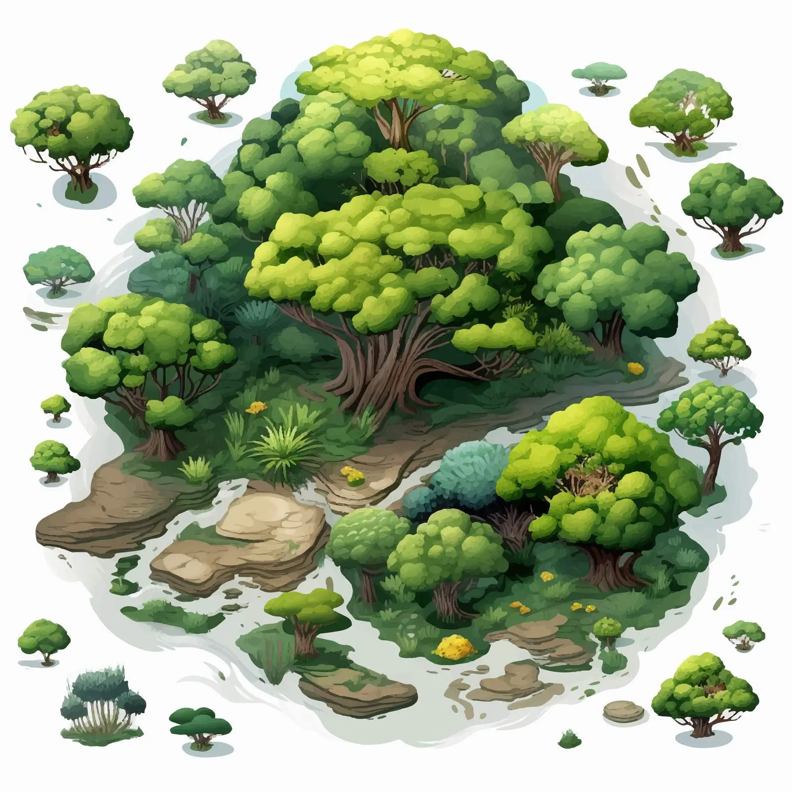 Top View Car Vector on White Background – free car silhouette image from Dotvec