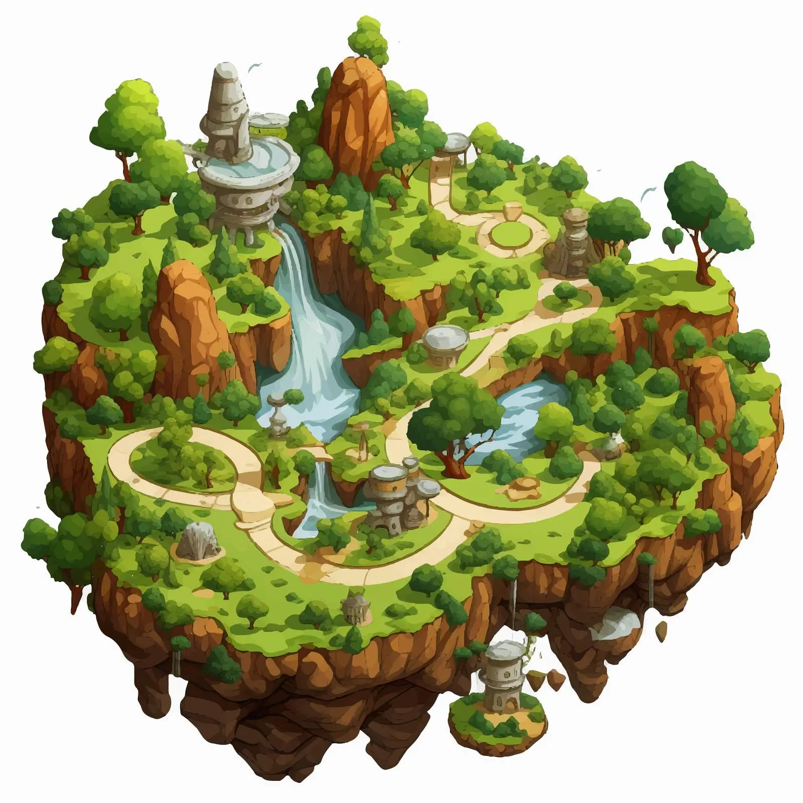 Cartoon Vector Isolated on White Background — free download from Dotvec