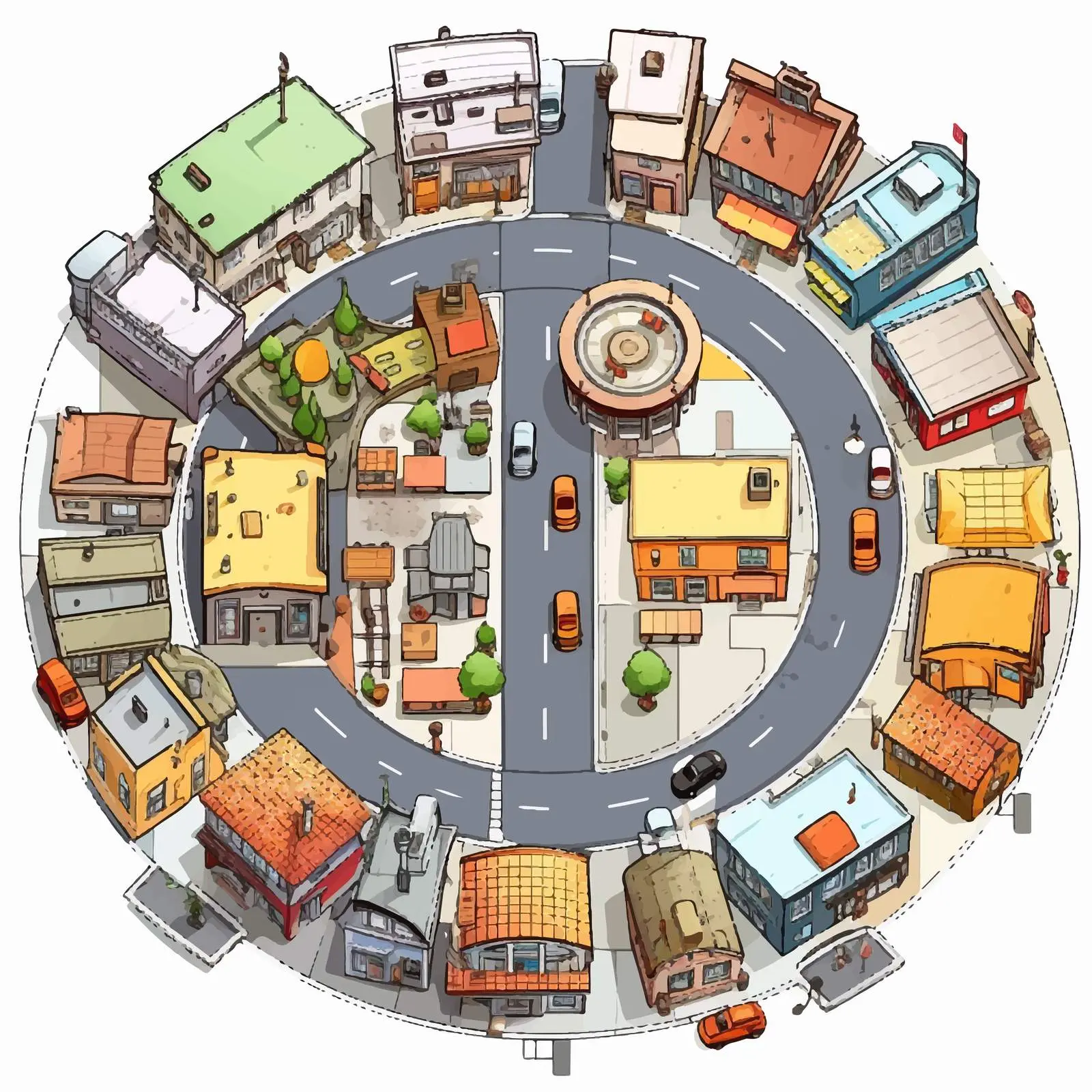 Cartoon Vector Isolated on White Background — free download from Dotvec