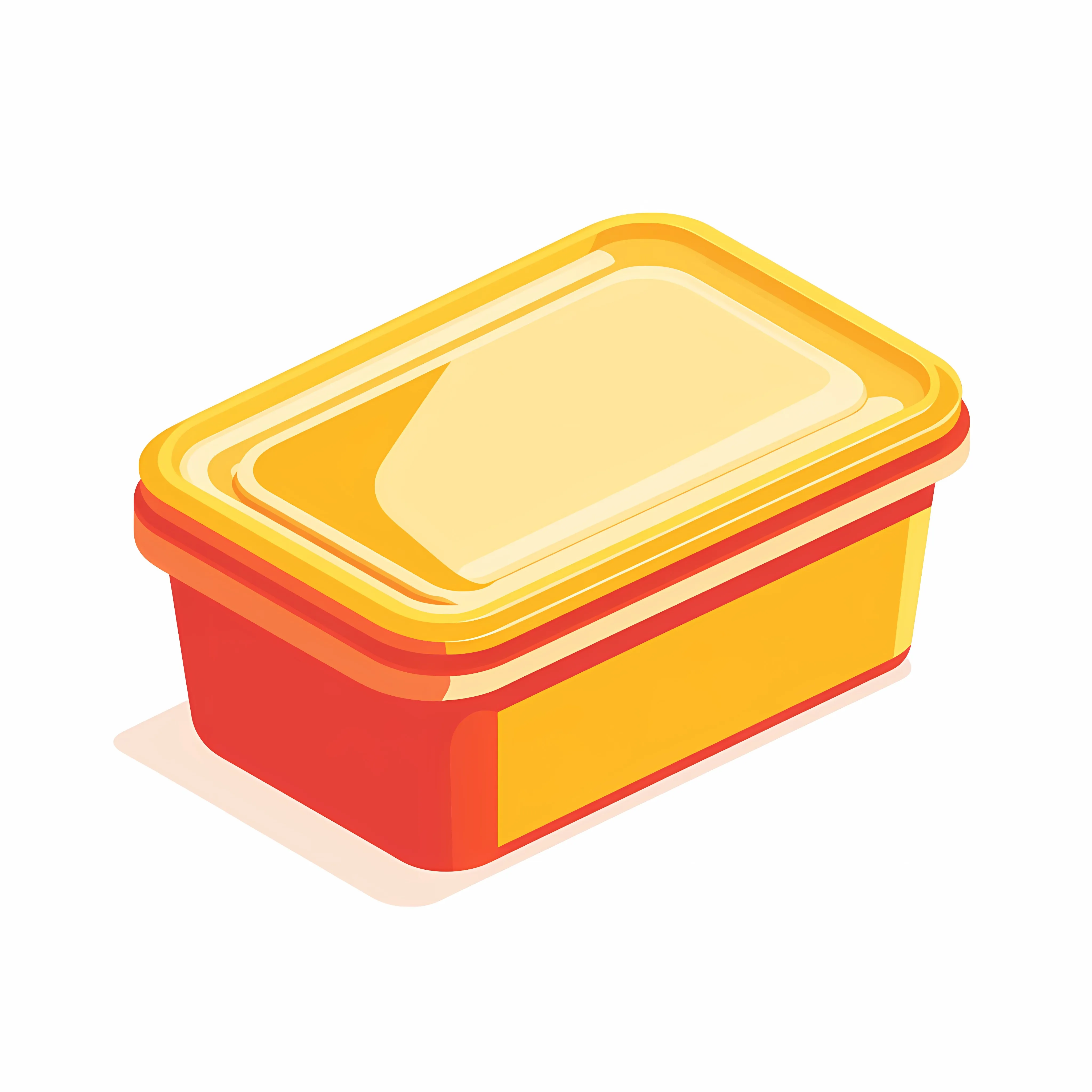 Isometric Food Plastic Box Vector Icon — free download from Dotvec