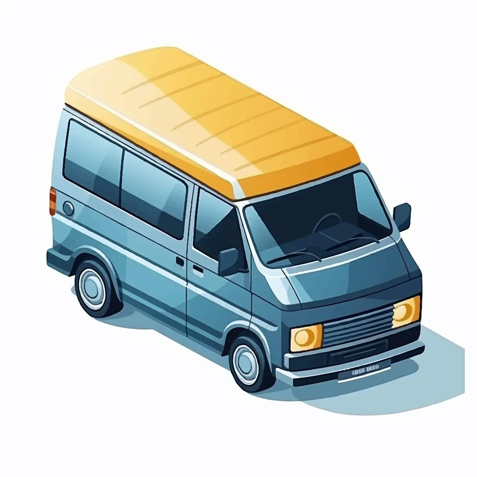 Isometric Cartoon Vehicle Design Vector Illustration — free download from Dotvec