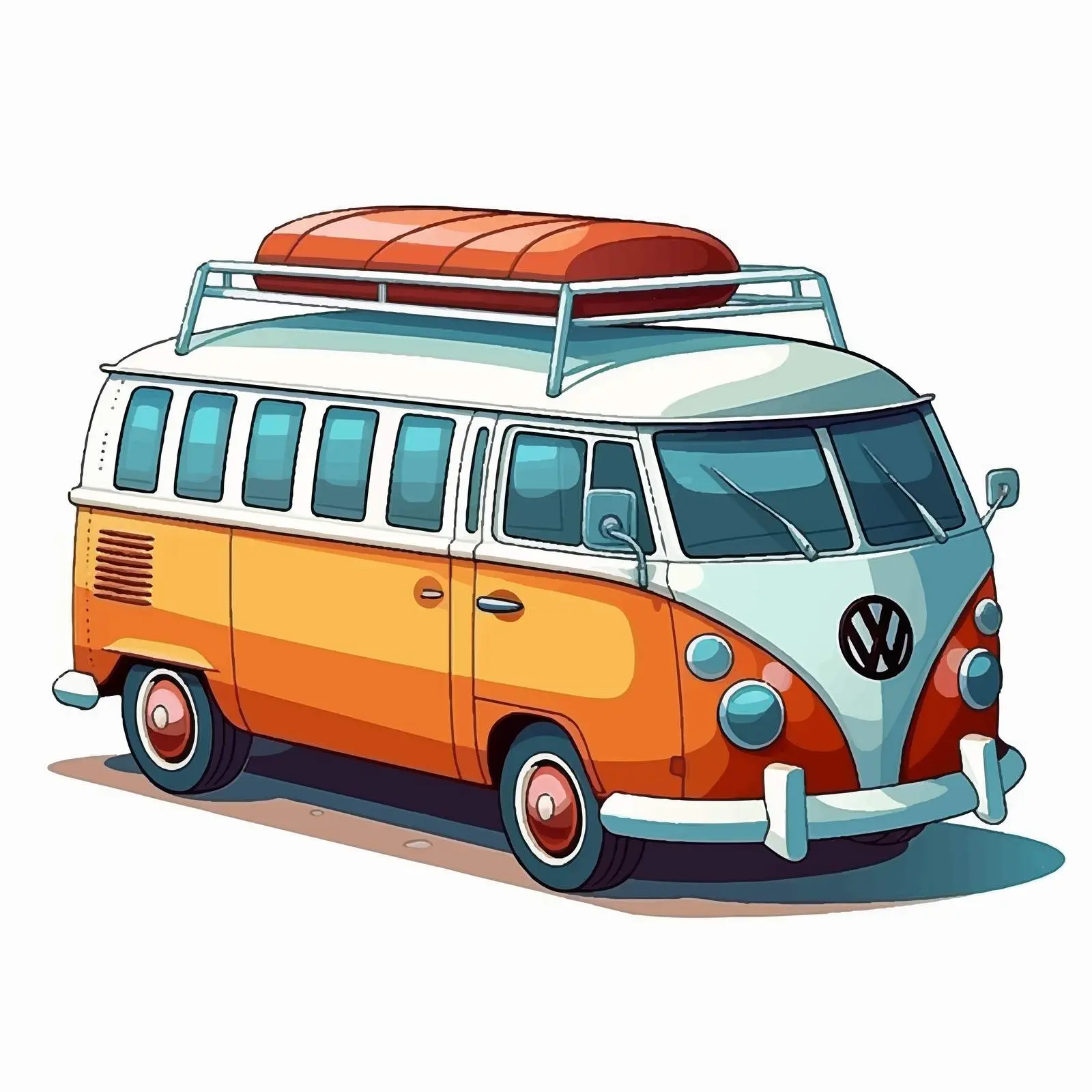 Isometric Cartoon Vehicle Vector Illustration – free transportation vector image from Dotvec