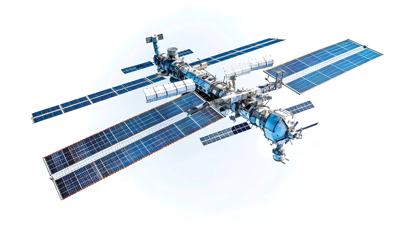 Space Station Solar Panel Discovery Earth — free download from Dotvec
