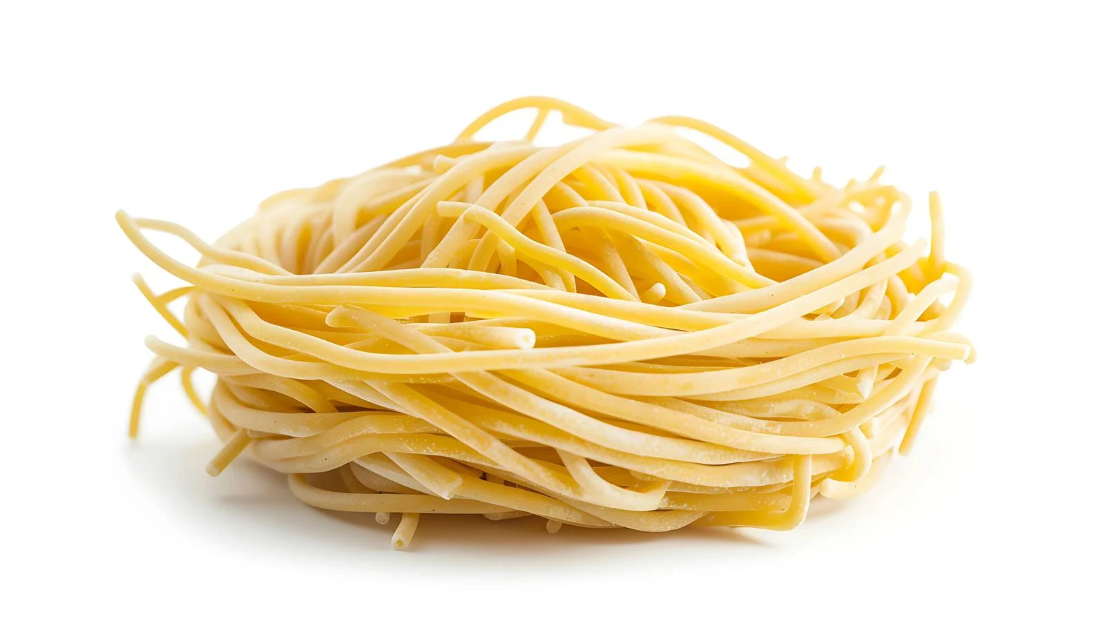 Traditional Italian Pasta Nest on White Background — free download from Dotvec