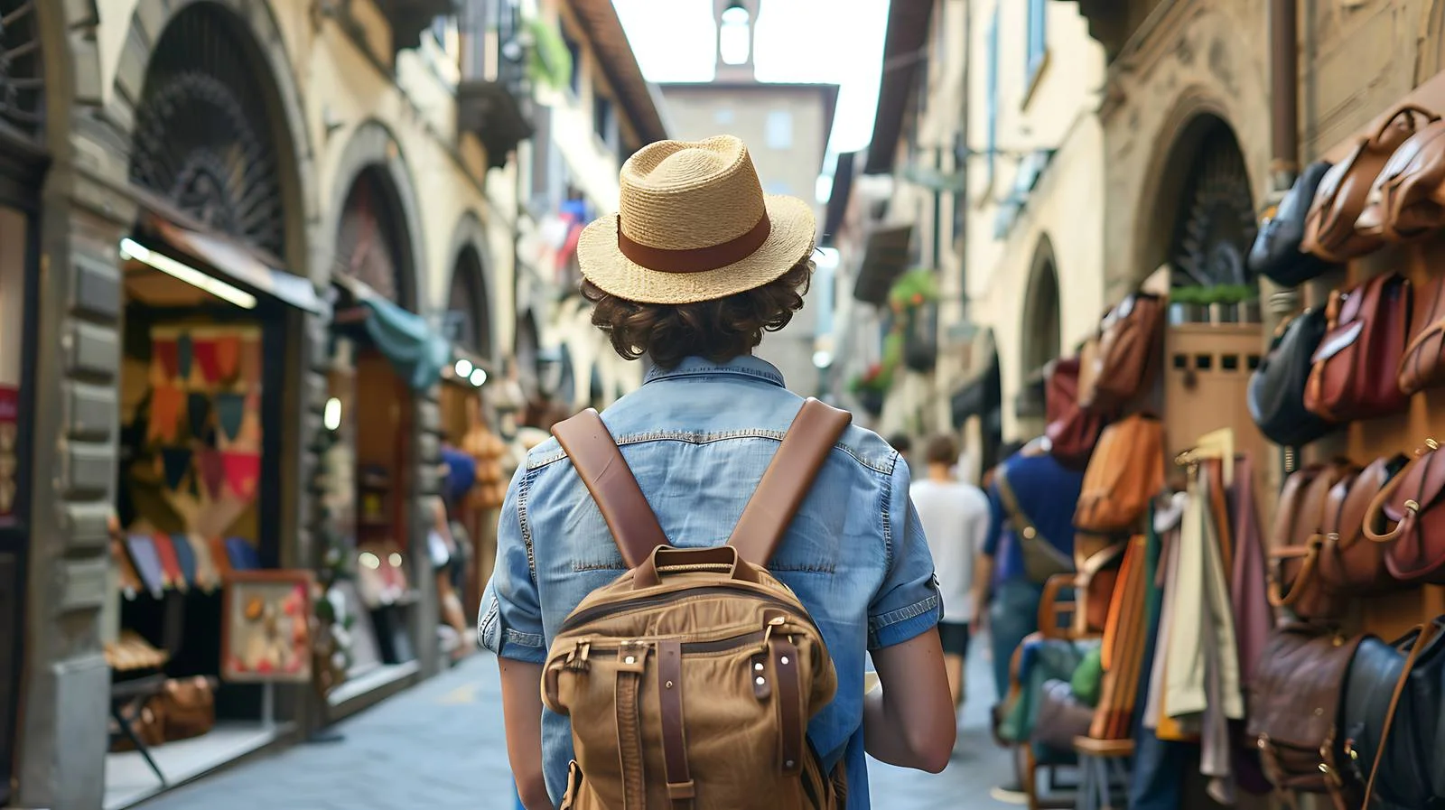 Florence Tourist Enjoying City View — free download from Dotvec