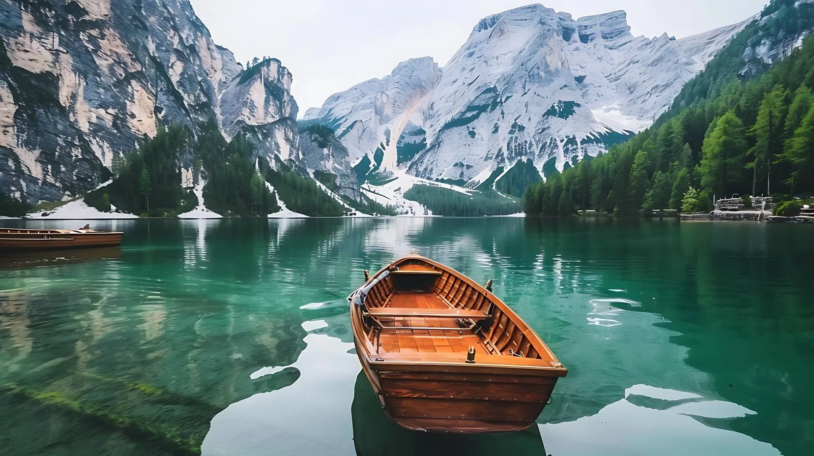 Lago di Braies in Dolomites, South Tyrol – free braies image from Dotvec