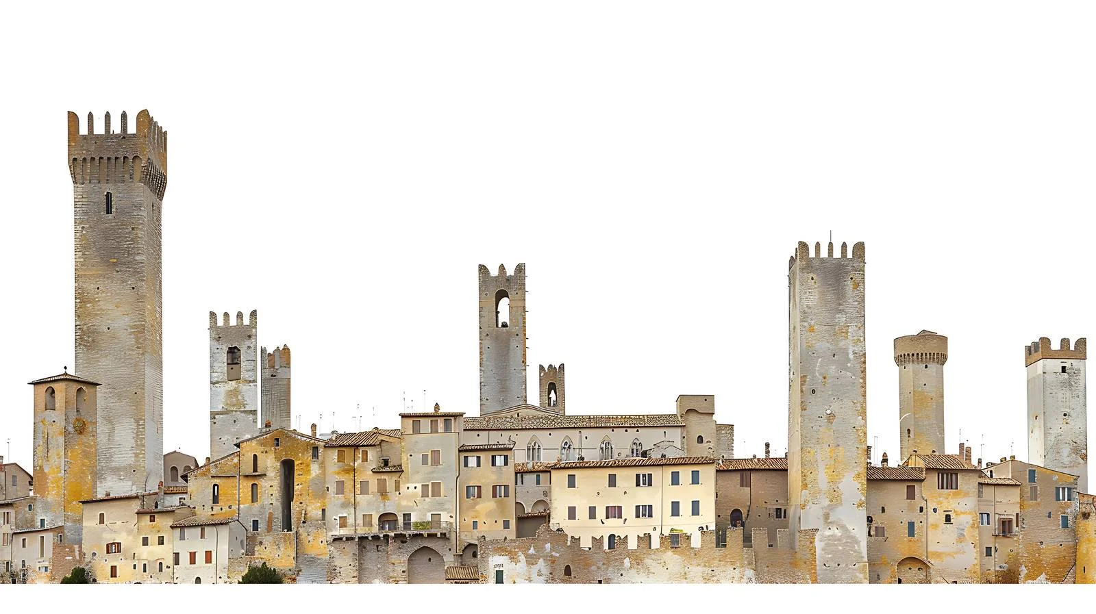 San Gimignano Townscape View — free download from Dotvec