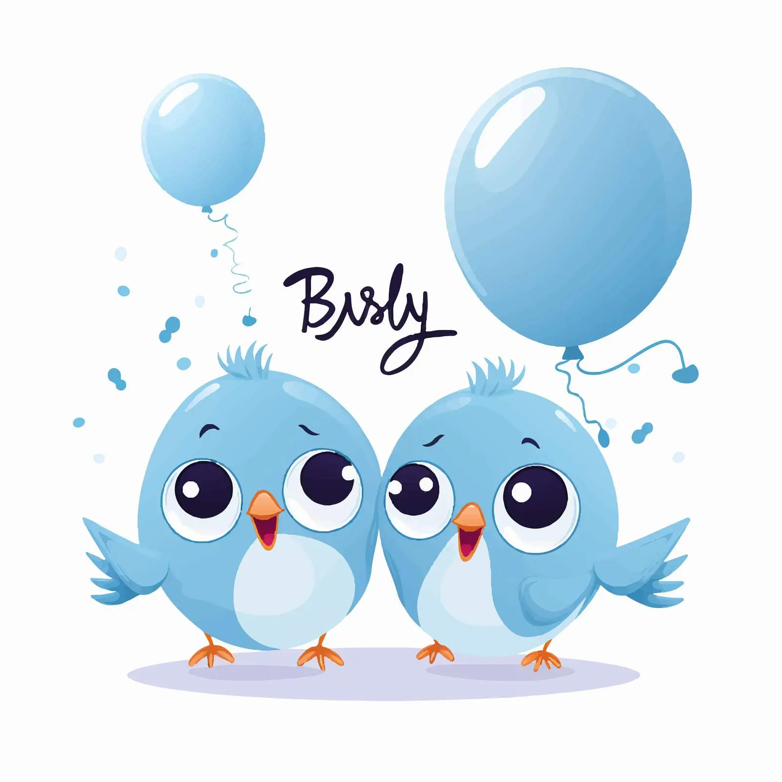 Boy Themed Gender Reveal Card Background — free download from Dotvec