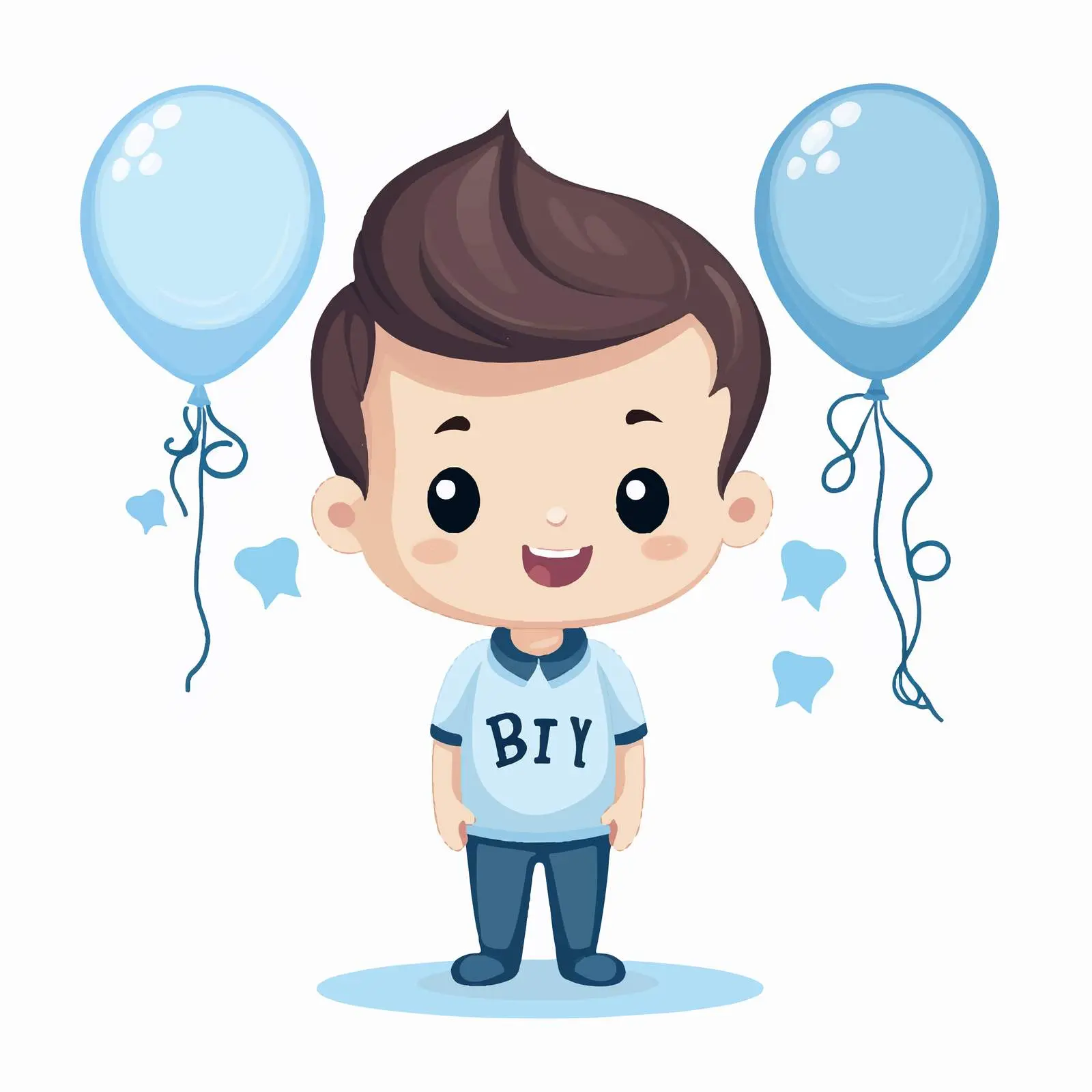 Its a Boy Vector Poster for Gender Reveal — free download from Dotvec