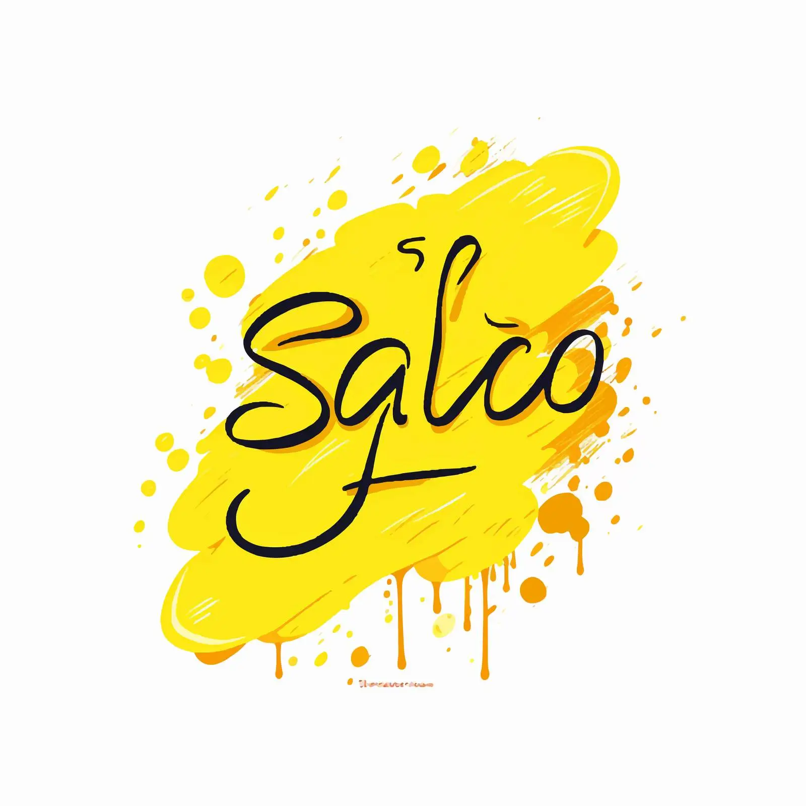 Summer Sale Yellow Lettering with Decorative Dashes — free download from Dotvec