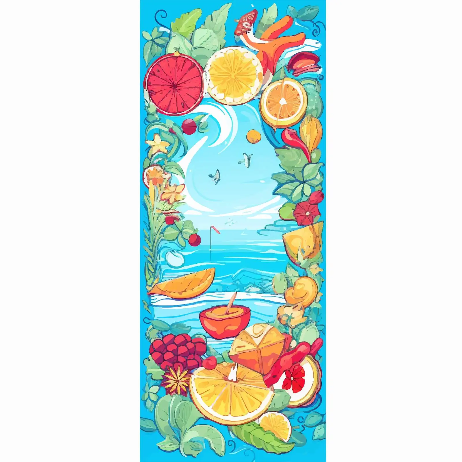 Summer Time Banner Template with Car Illustration — free download from Dotvec