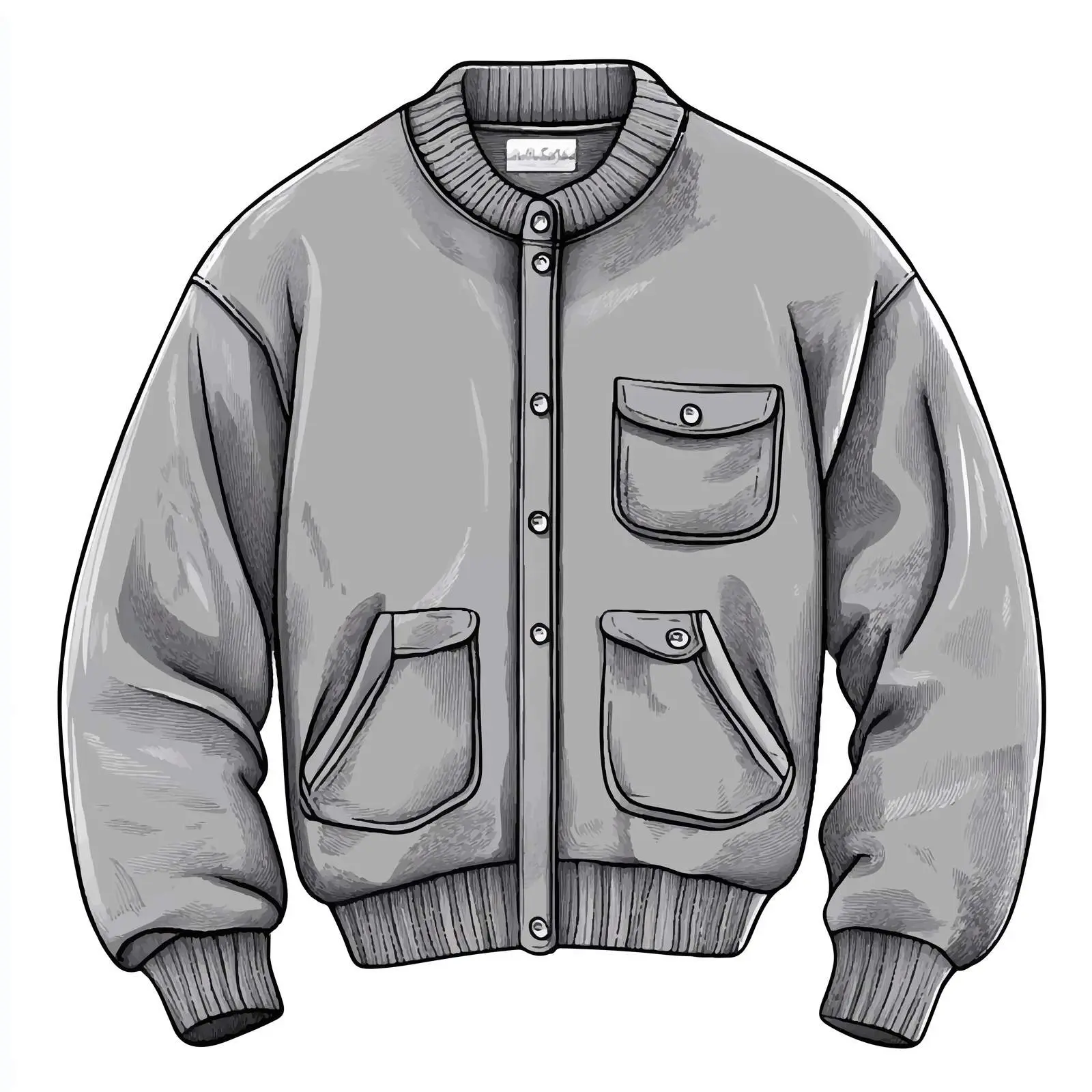 Cartoon Jacket and Sweater Vector Illustration — free download from Dotvec