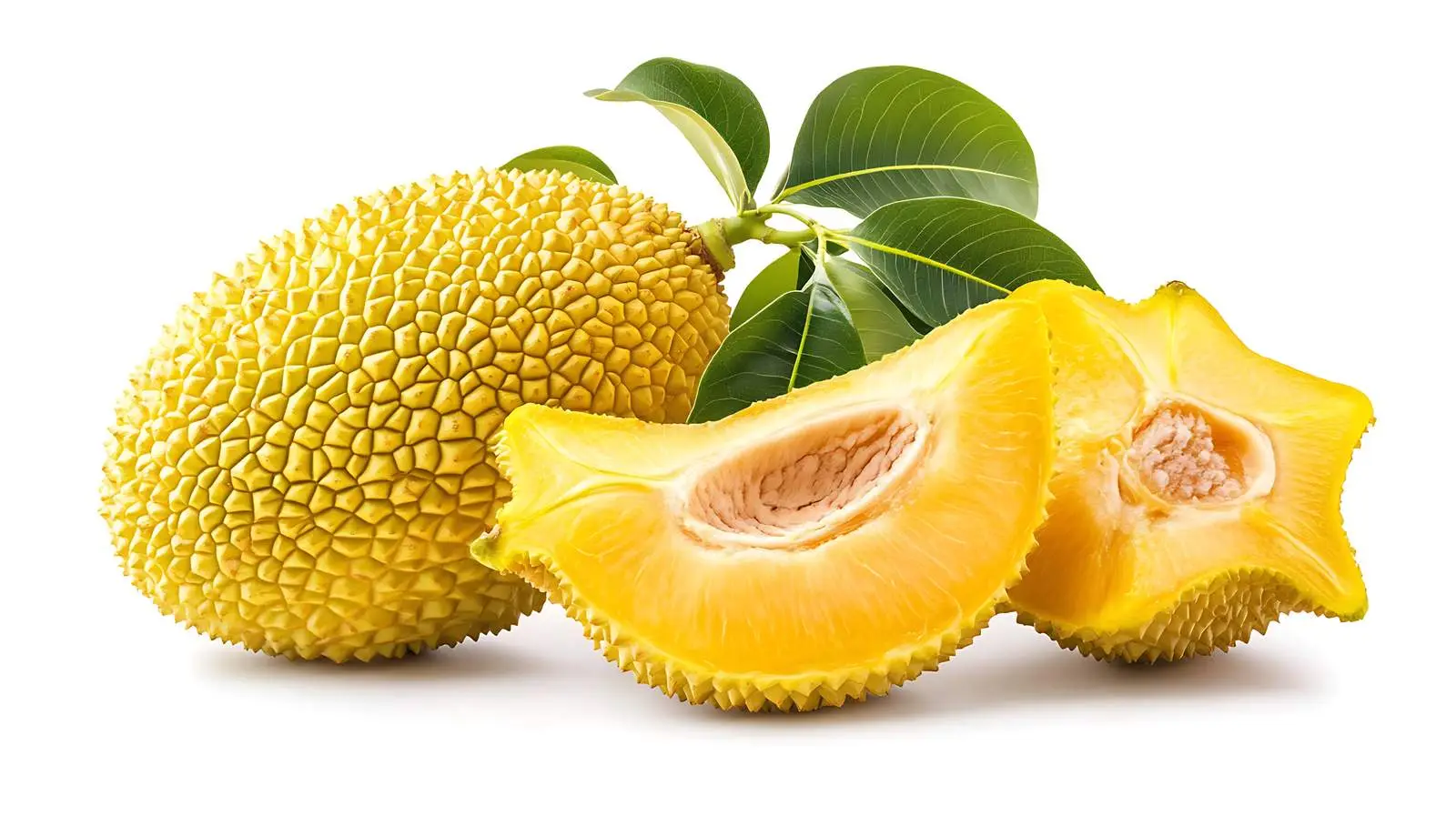 Fresh Jackfruit on White Background — free download from Dotvec