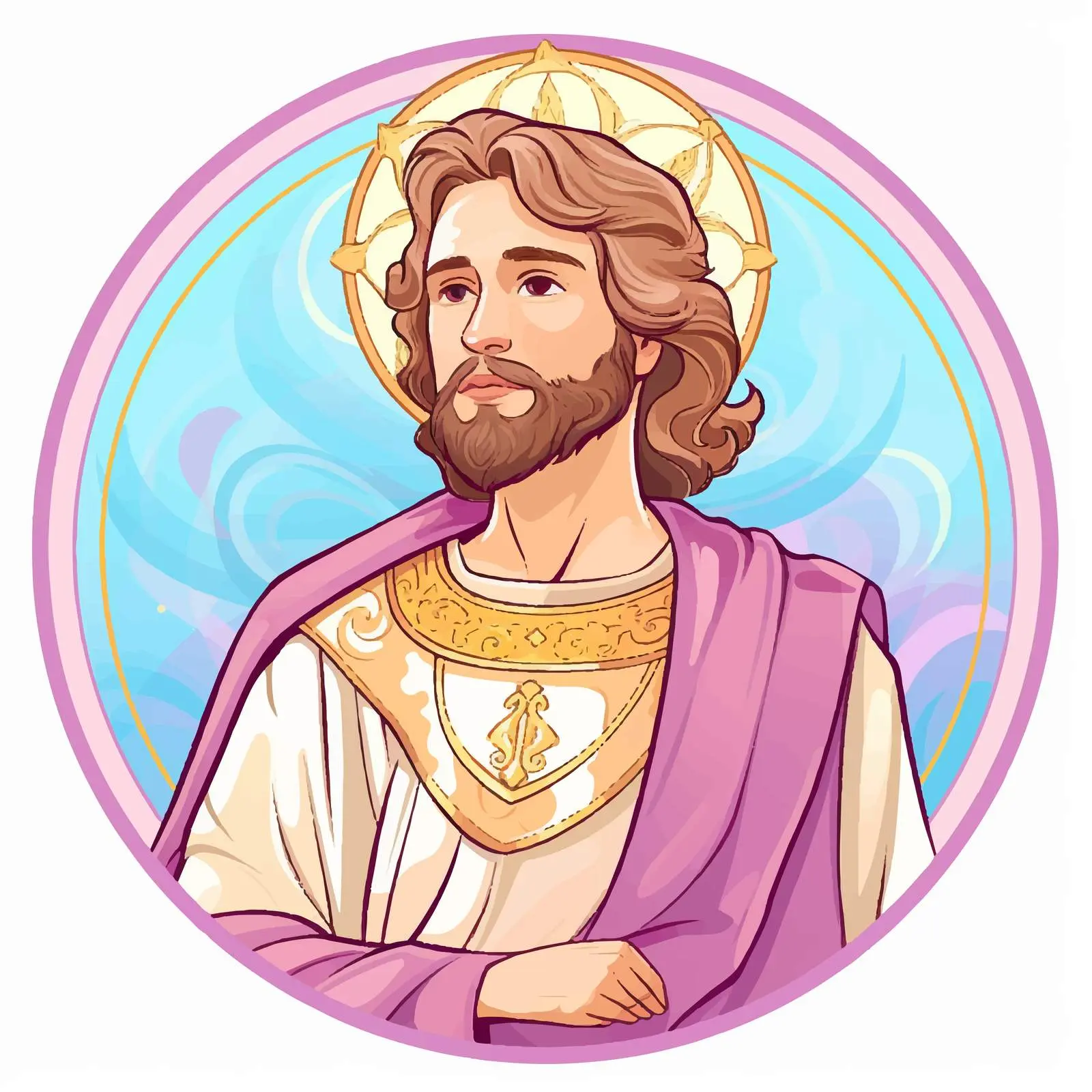 James, Brother of Jesus - Pastel Illustration – free scriptural representation image from Dotvec