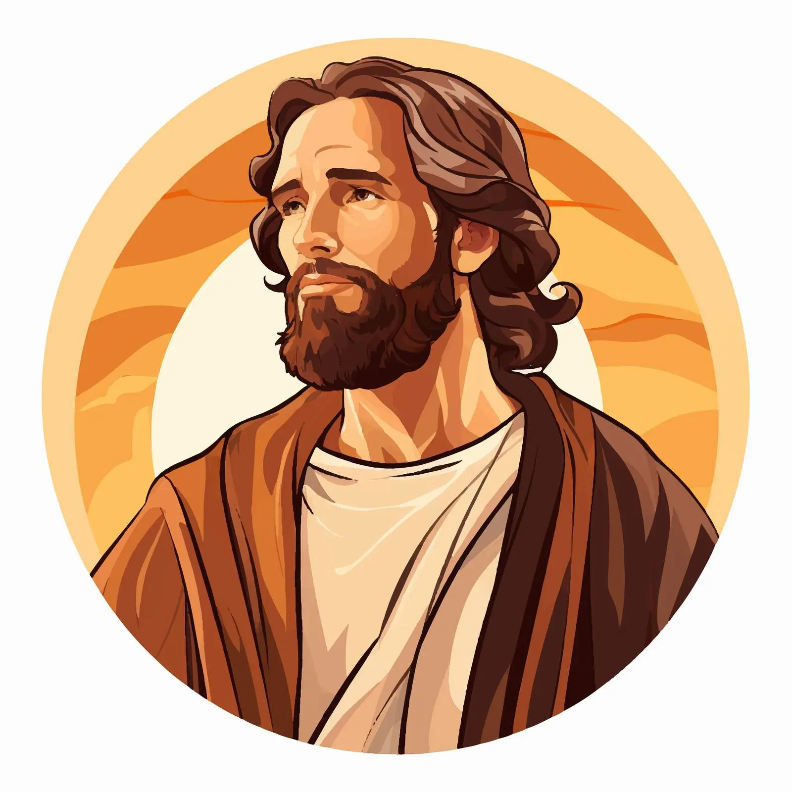 Byzantine Illustration of James, Brother of Jesus — free download from Dotvec