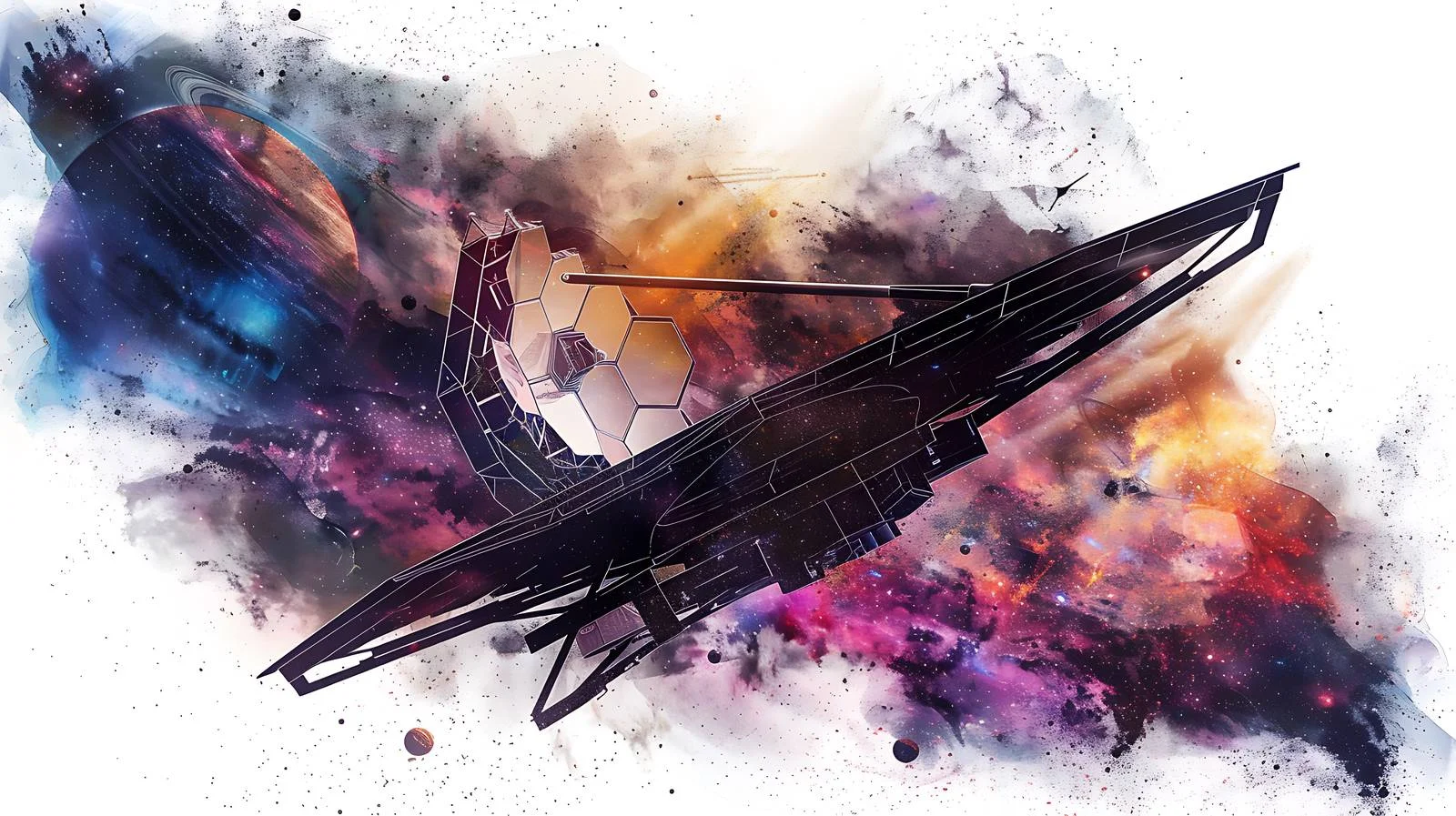 Exploring Deep Space with James Webb Telescope — free download from Dotvec