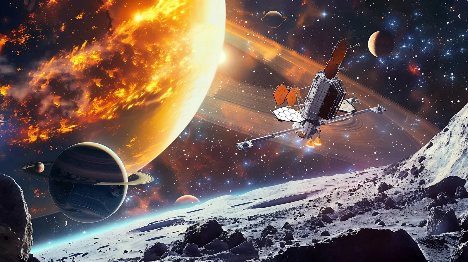 Exploring Deep Space with James Webb Telescope — free download from Dotvec