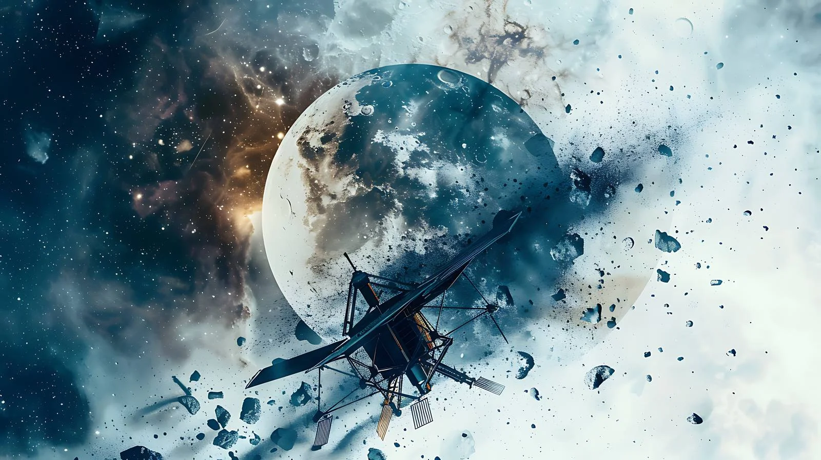 Exploring space with James Webb Telescope — free download from Dotvec