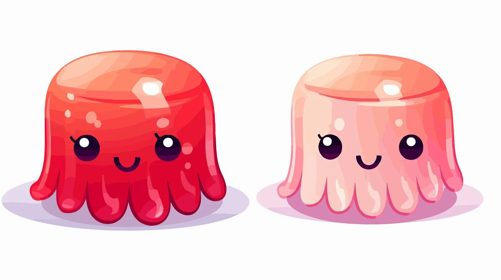 Whimsical Jellyfish Cartoon Vector Illustration — free download from Dotvec