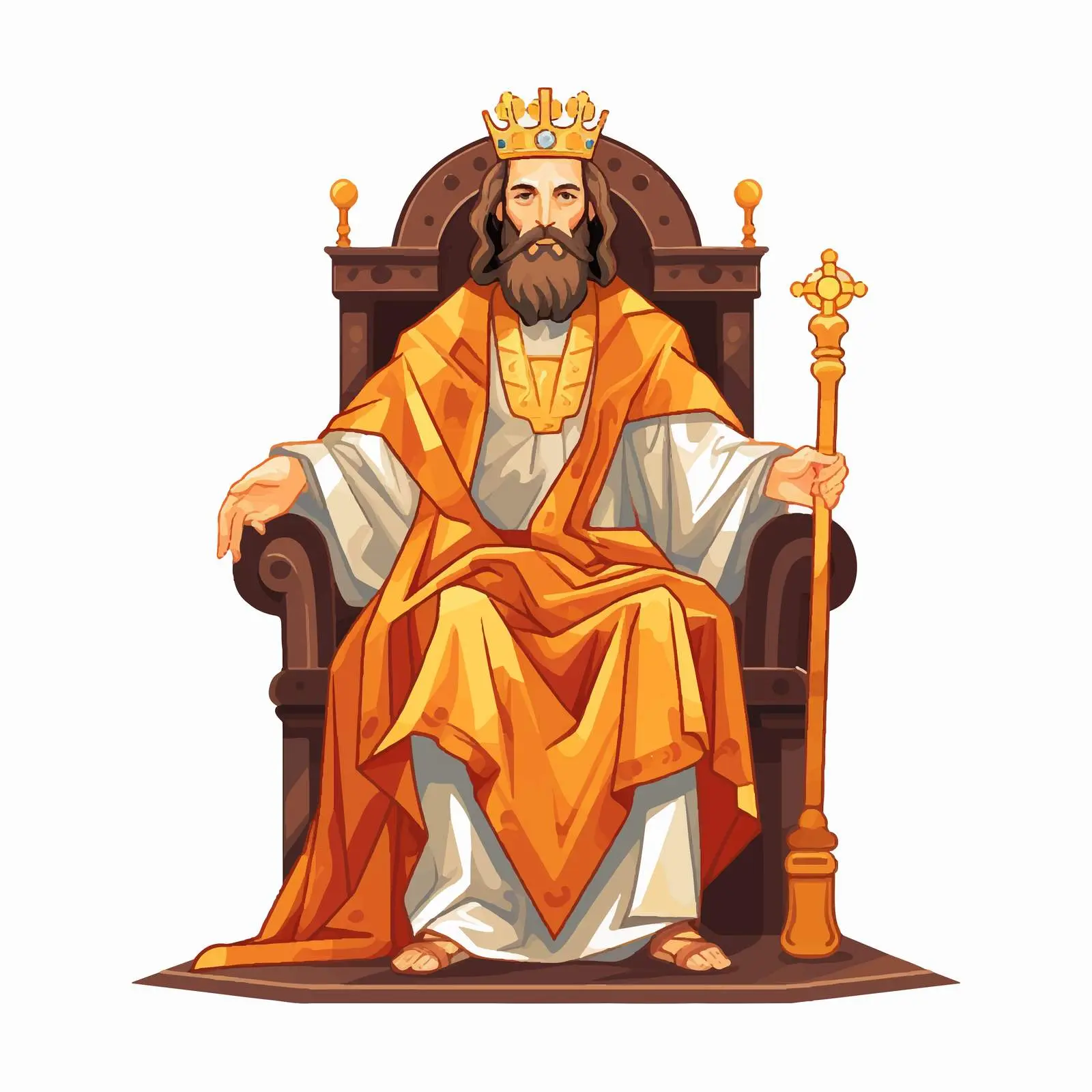 Jesus Christ the Greatest Bishop on Throne — free download from Dotvec