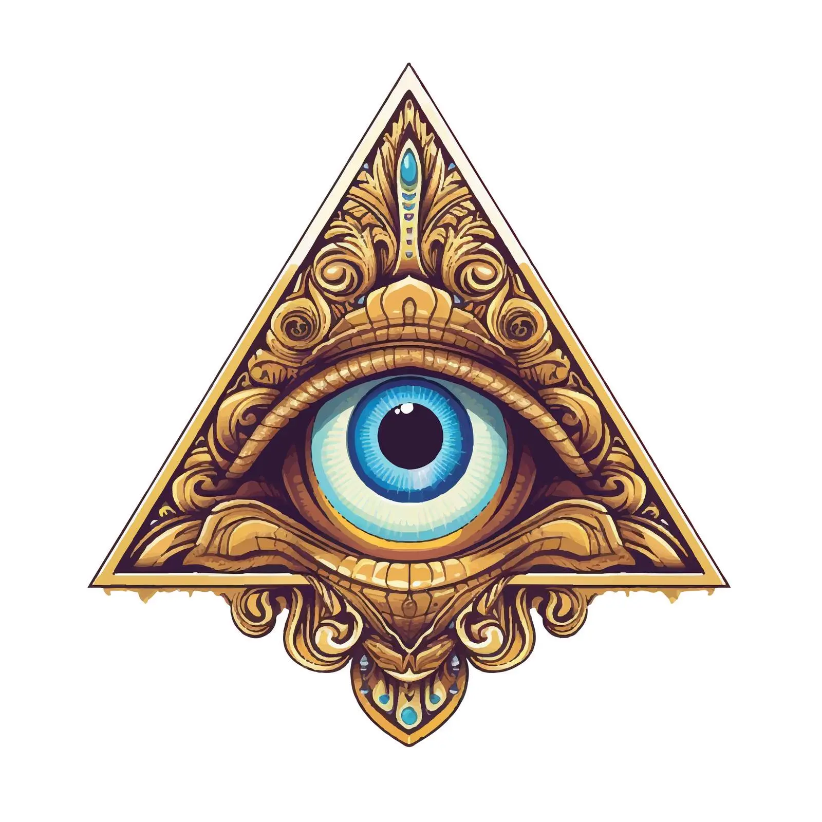 Eye of Providence in Byzantine Art — free download from Dotvec