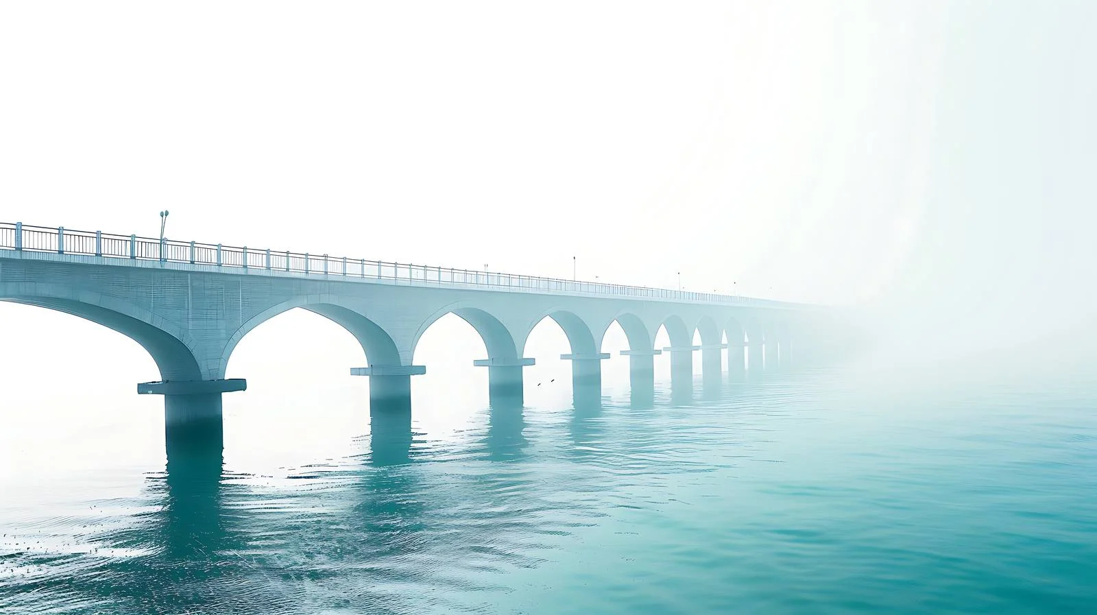 Iconic Jiaozhou Bay Bridge Overview — free download from Dotvec