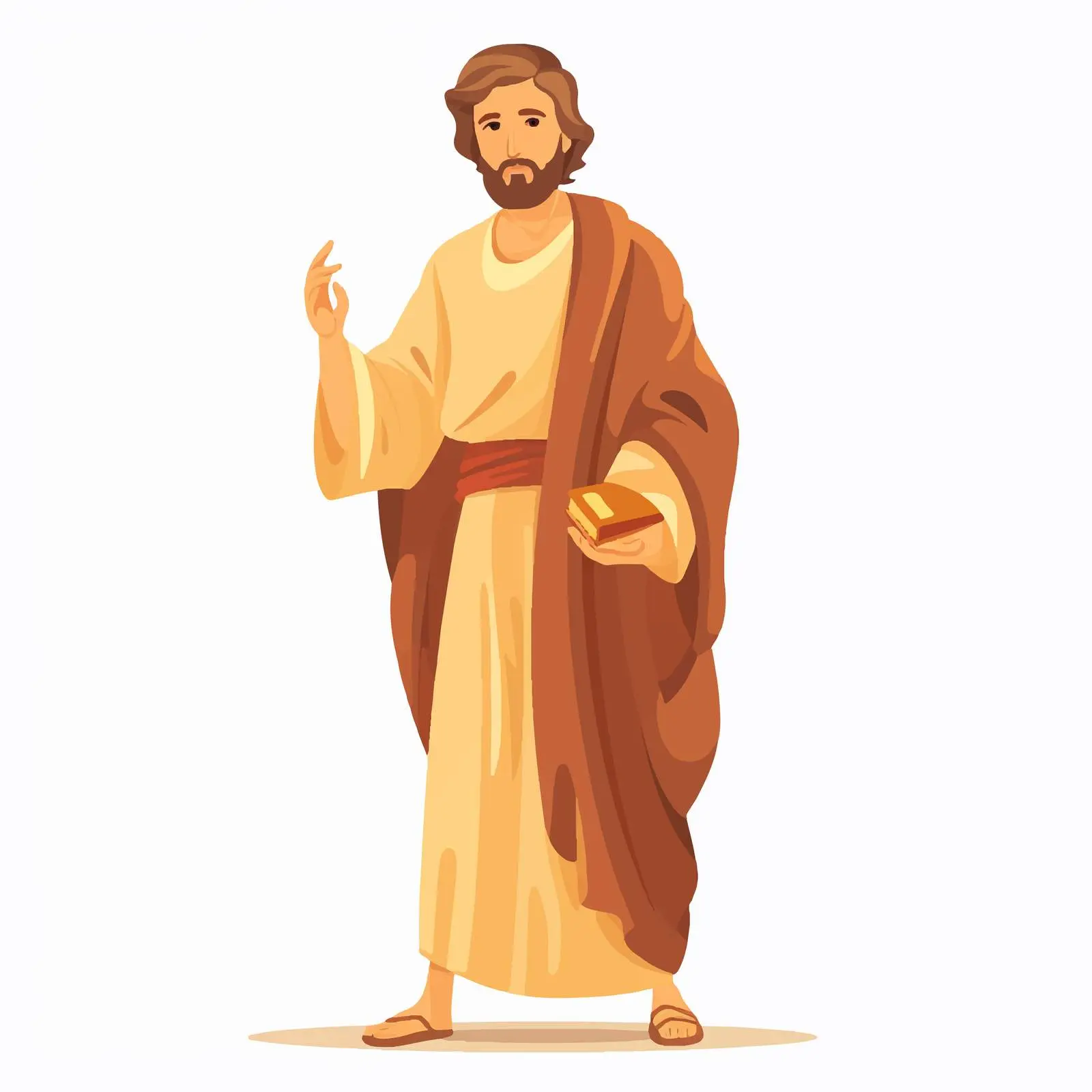 Byzantine Style Illustration of John the Apostle — free download from Dotvec