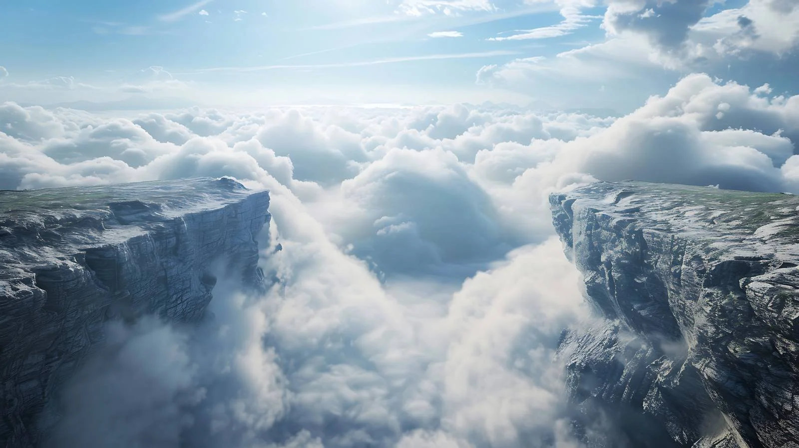 Transcending Sky and Earth on White — free download from Dotvec