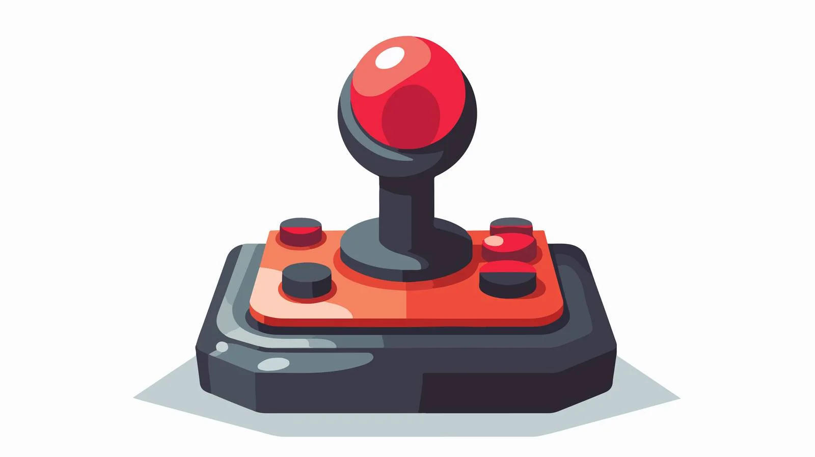 High-Quality Cartoon Joystick — free download from Dotvec