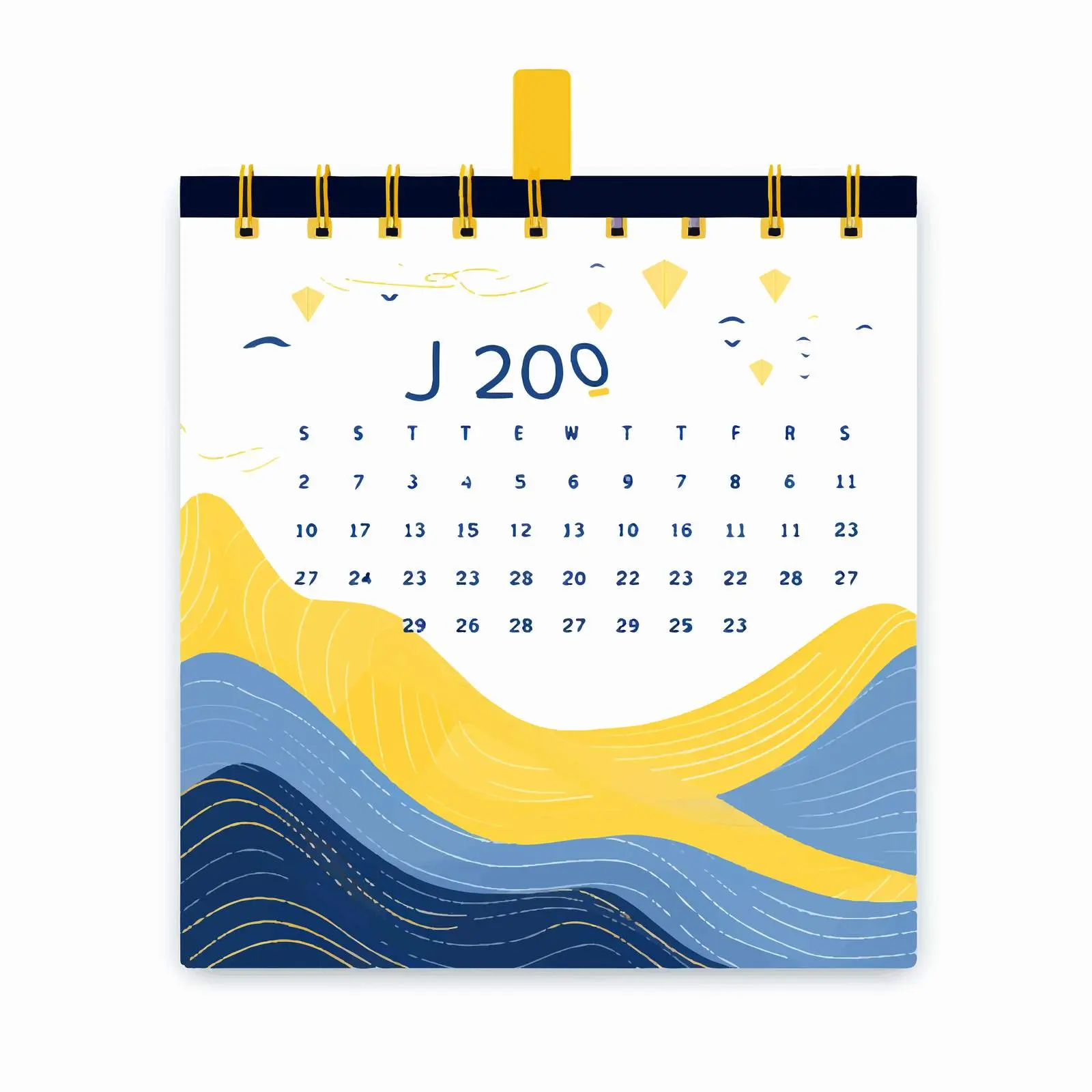 July Advertising Print Poster in Bold Colors — free download from Dotvec