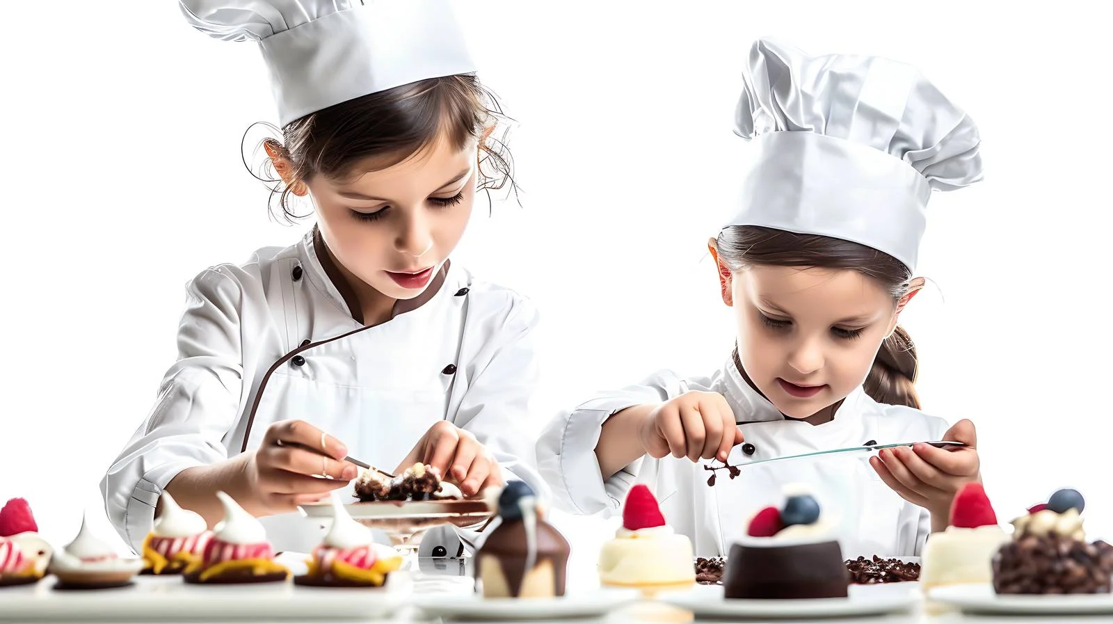 Junior Chefs Making Dessert — free download from Dotvec