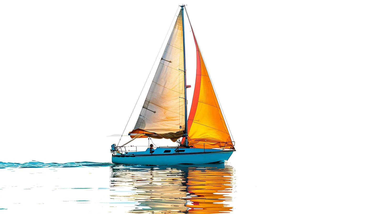 Youth Sailing under Clear Sky — free download from Dotvec