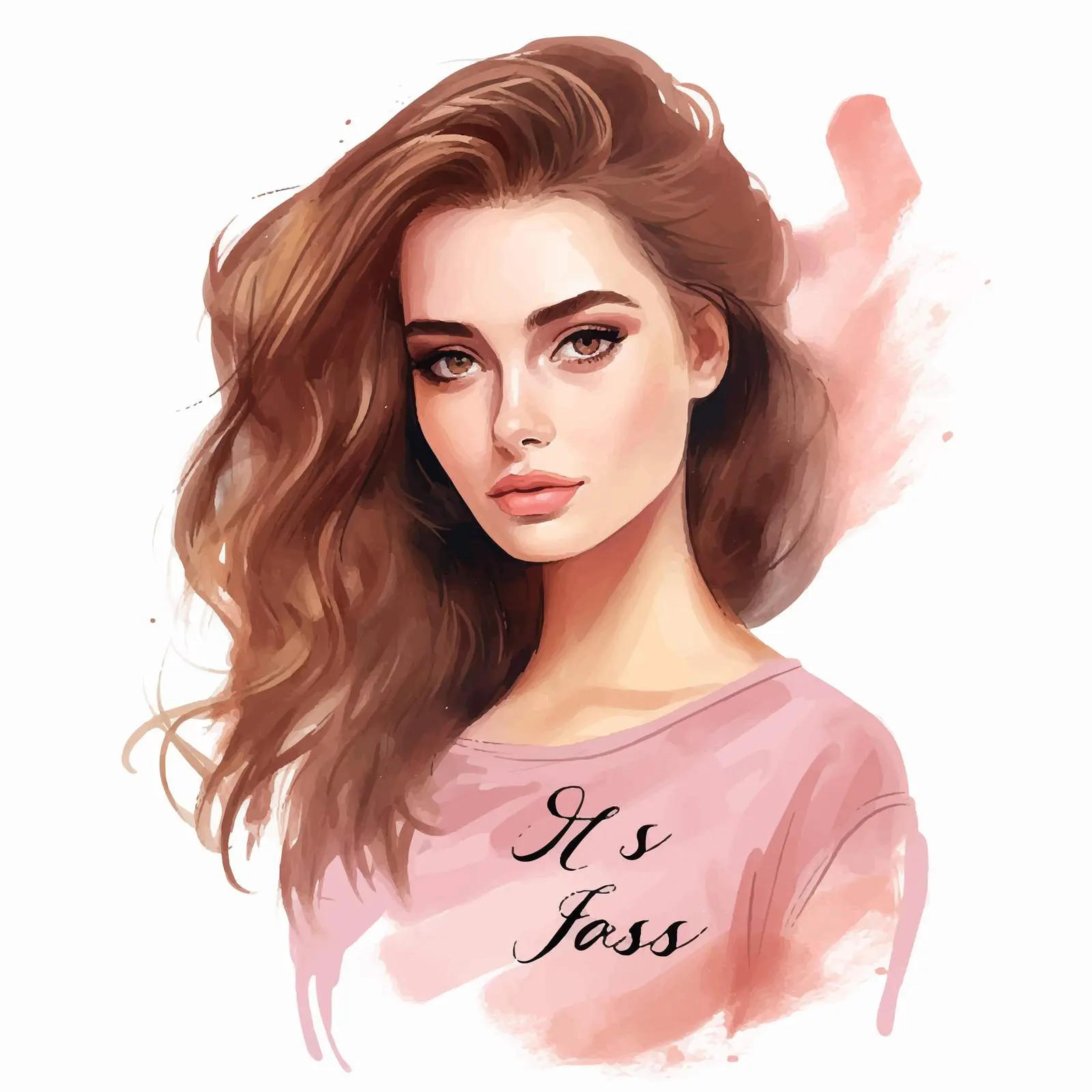 Boss Girl Handwritten Quote Portrait Vector — free download from Dotvec