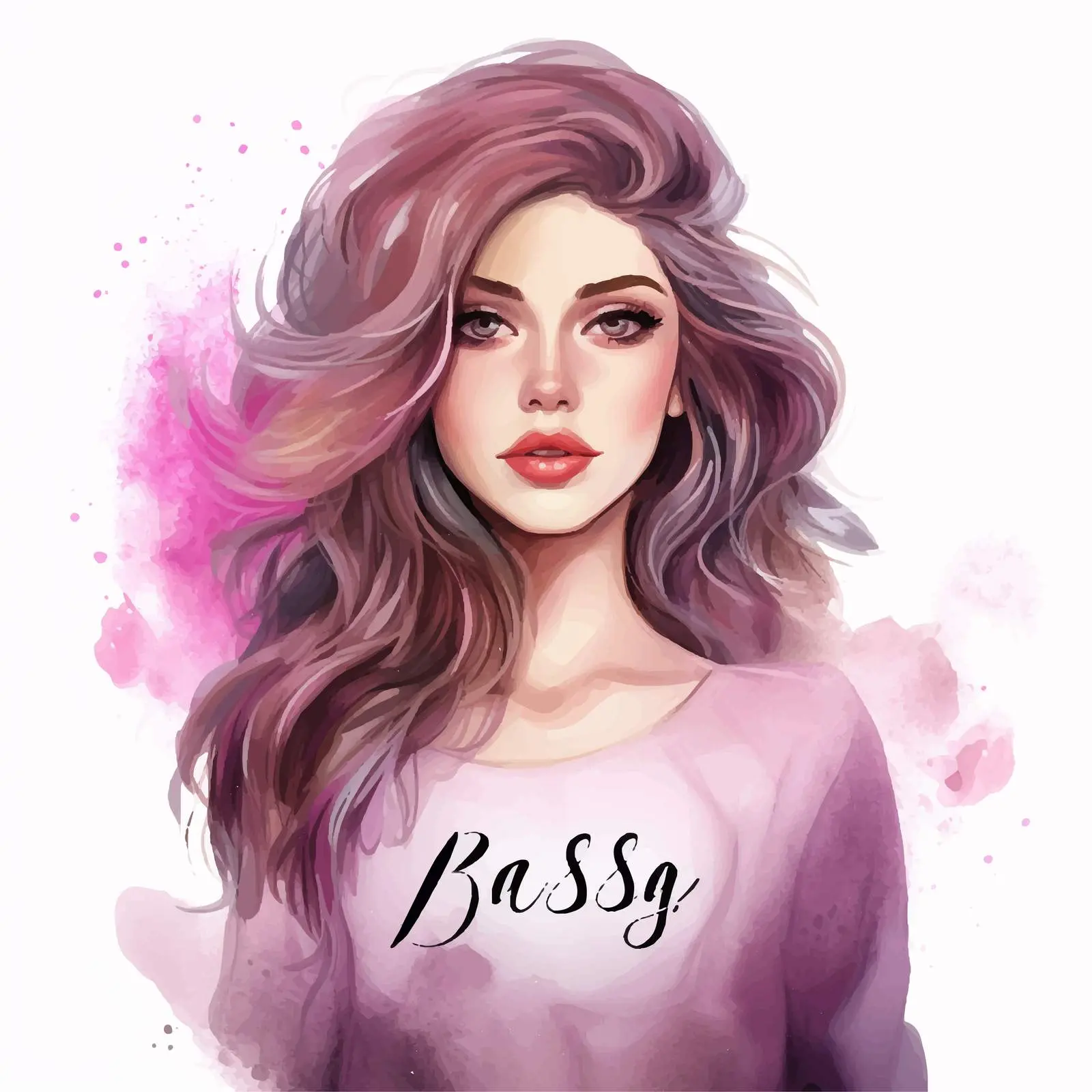 Boss Girl Handwritten Quote Portrait Vector — free download from Dotvec