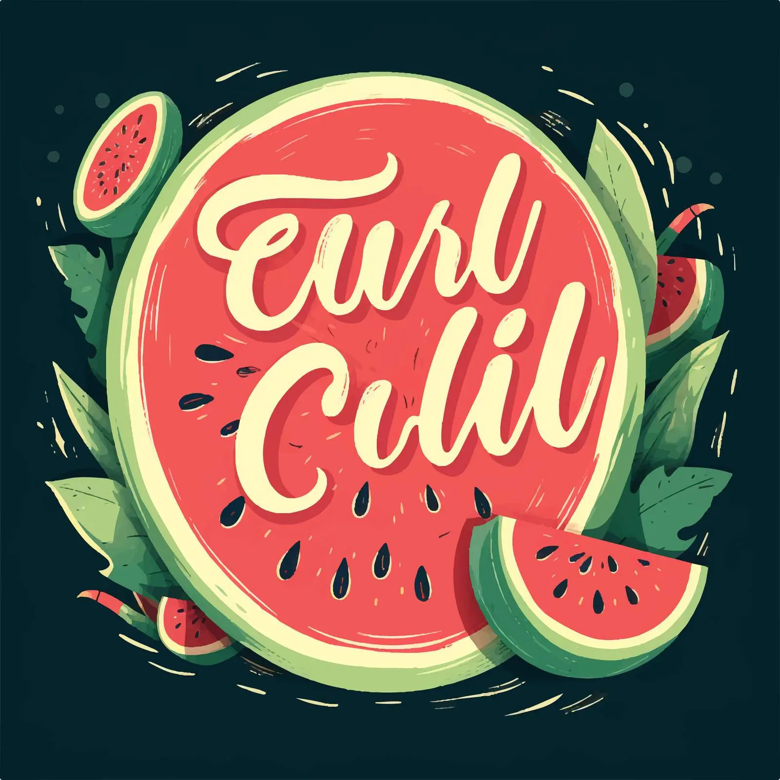 Just Chill Handwritten Cursive Slogan Vector — free download from Dotvec