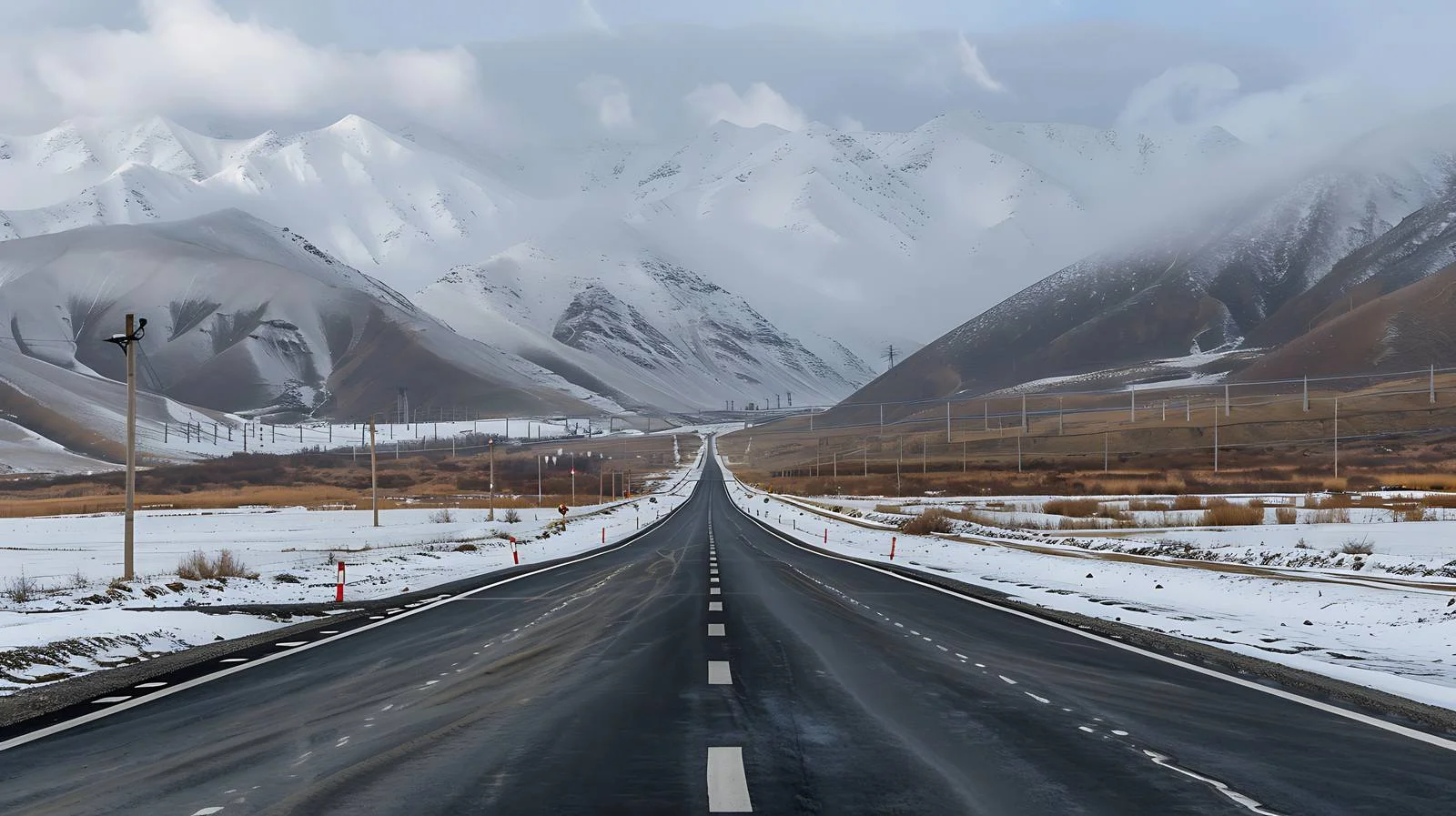 Scenic Karamay Highway in Xinjiang — free download from Dotvec