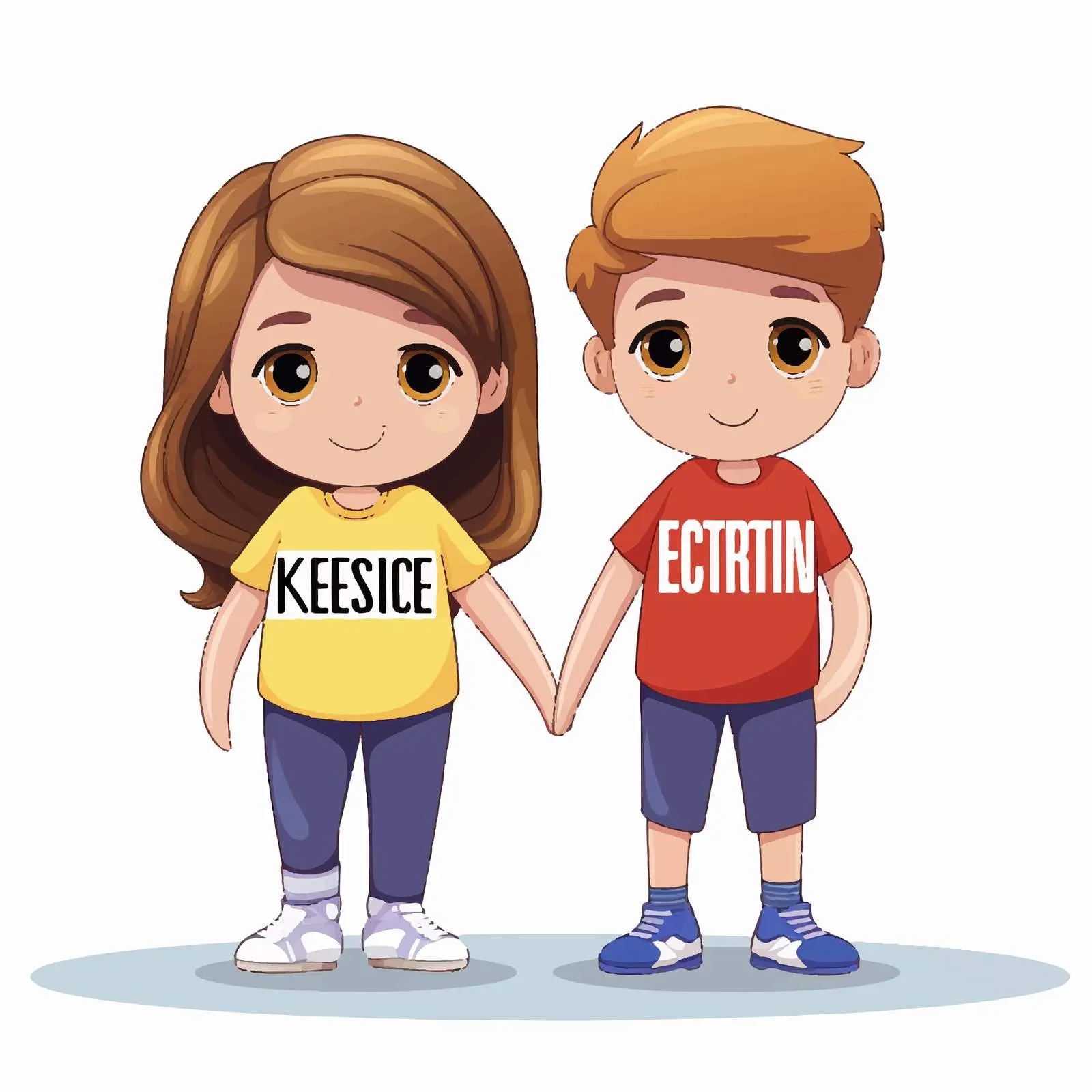 Keep Your Distance Cartoon Style Font – free protective measures image from Dotvec