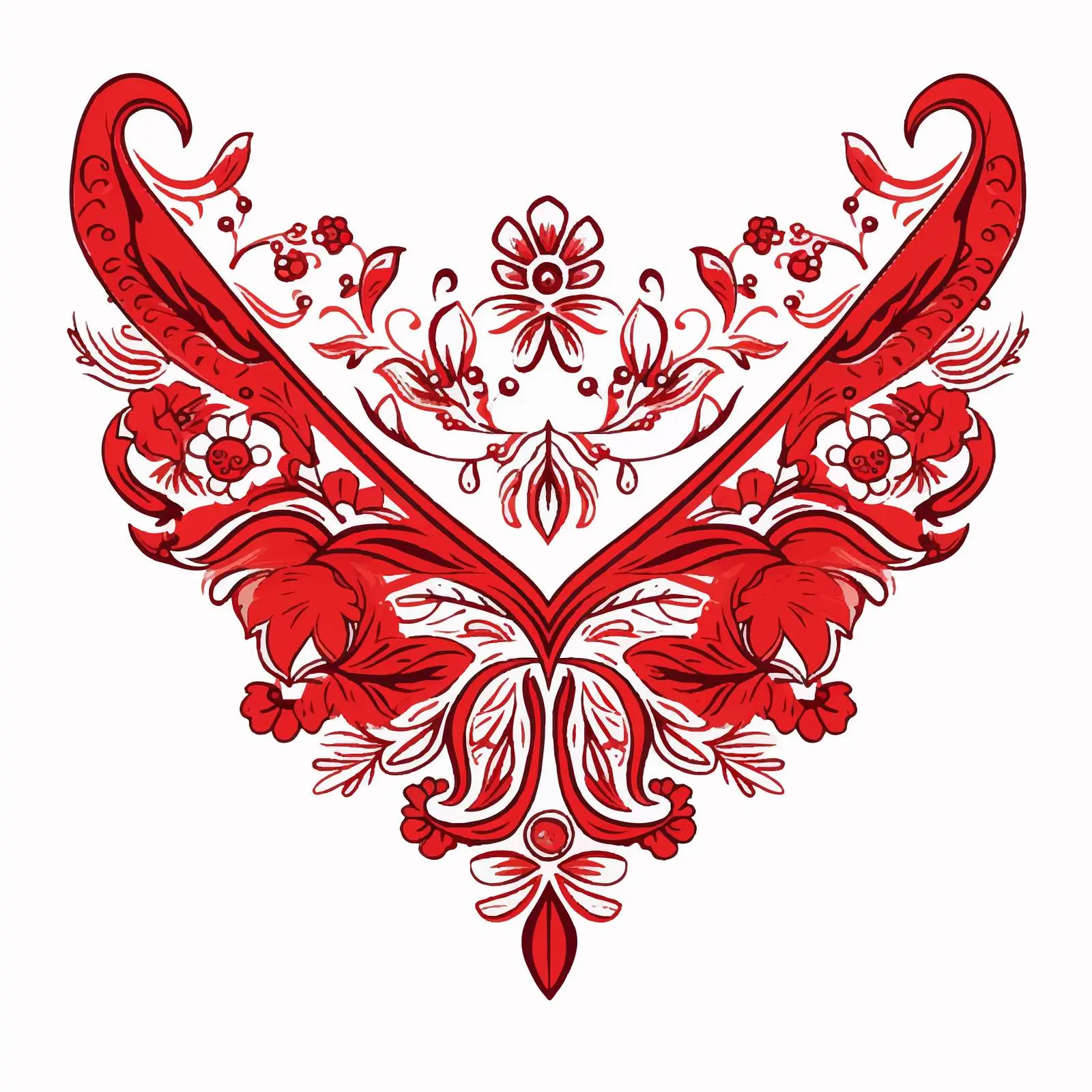 Colorful Kerchief Vector Illustration on White Background — free download from Dotvec