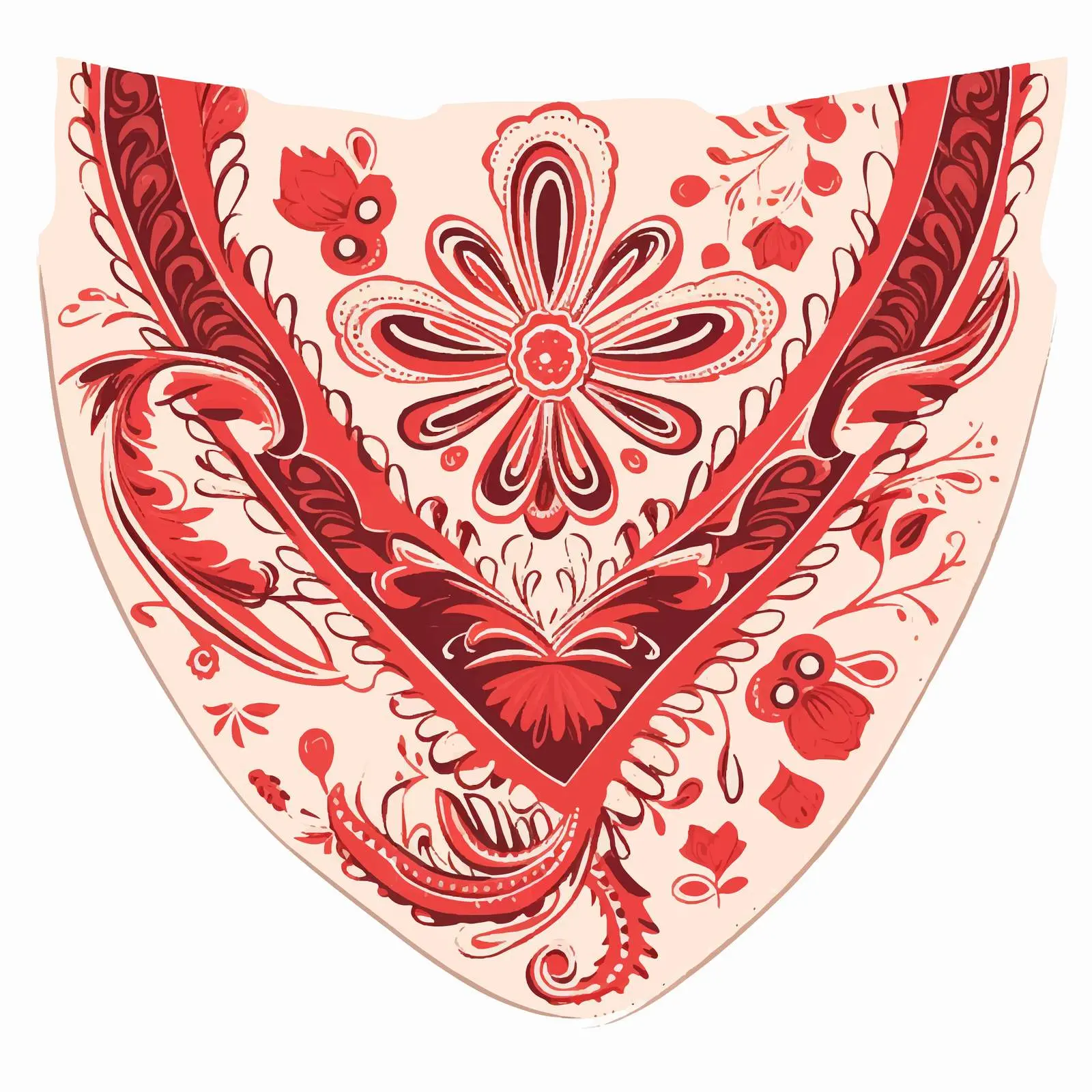 Kerchief Vector Illustration on White Background — free download from Dotvec