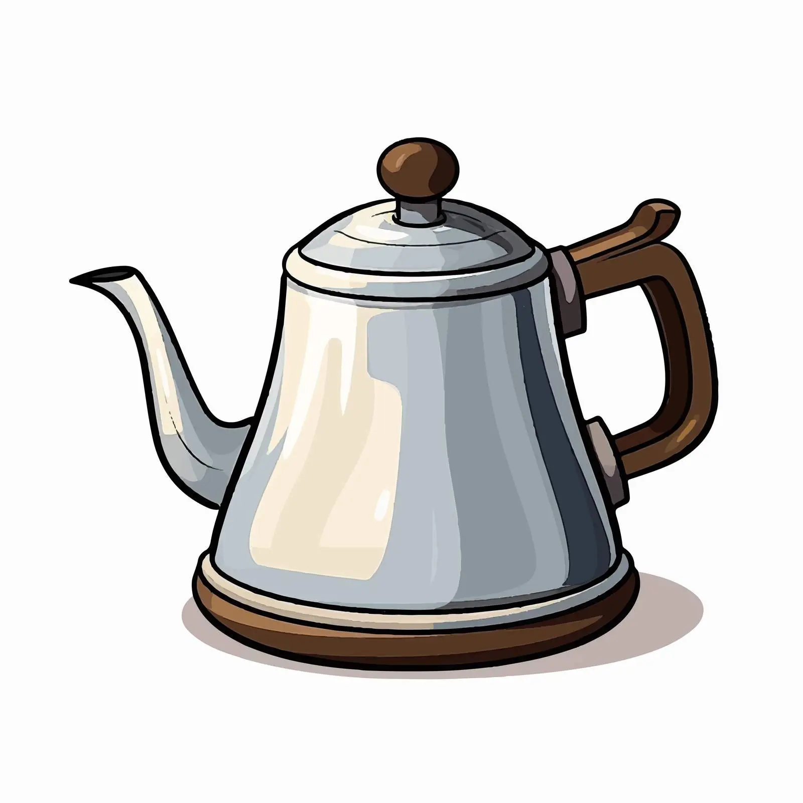 Isolated Cartoon Kettle Coffee Vector Illustration – free teapot image from Dotvec
