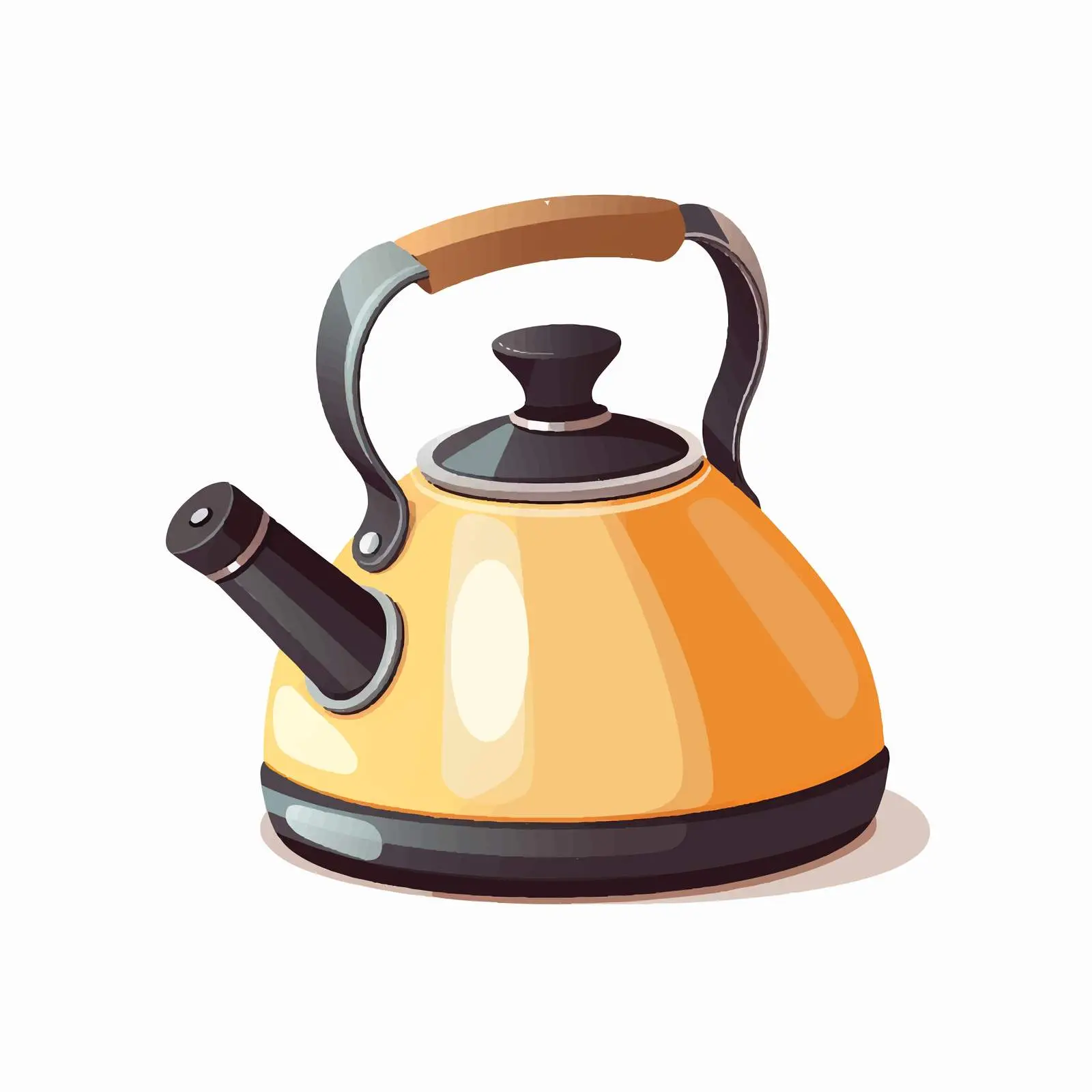 Kettle Vector Illustration on White Background — free download from Dotvec
